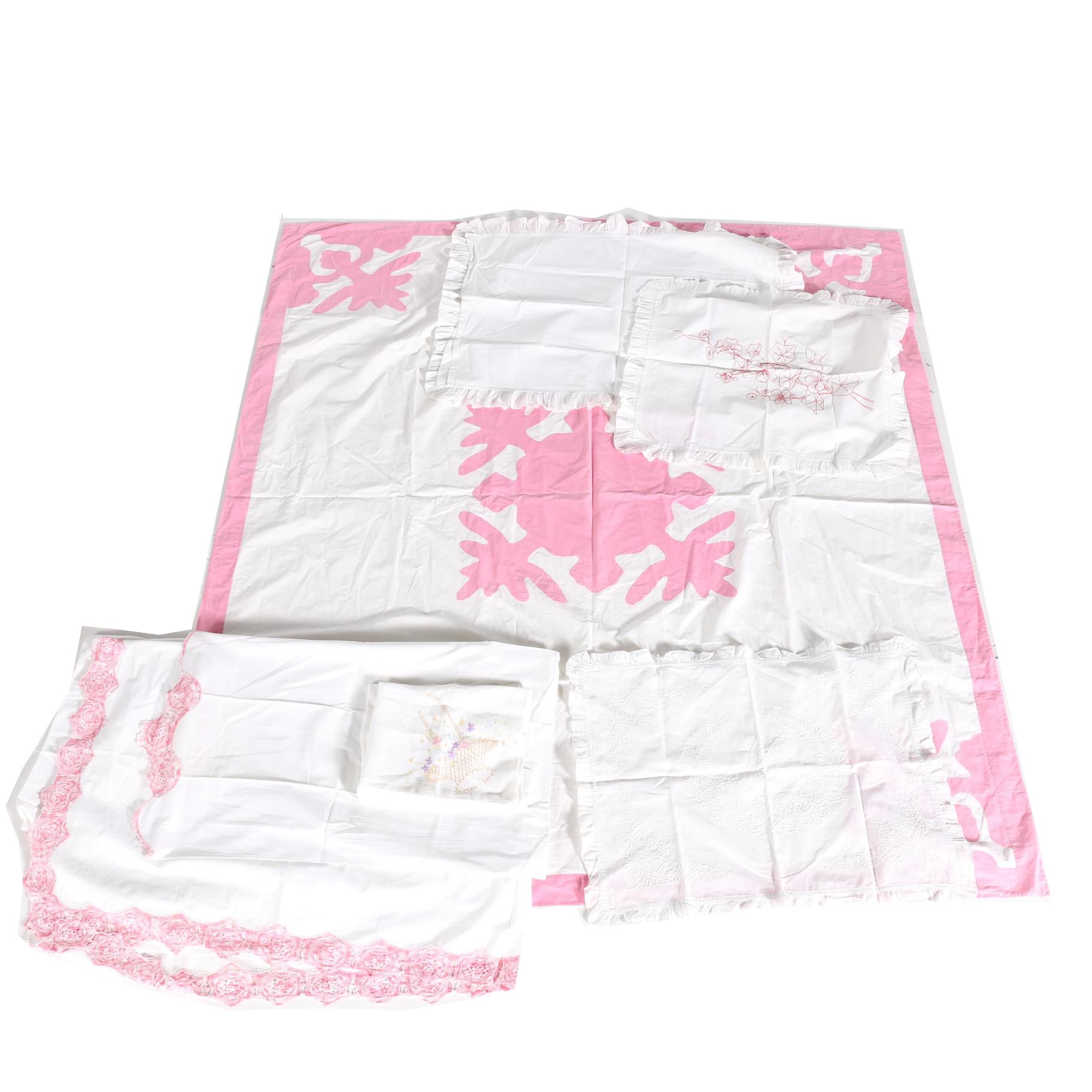 Vintage Bed Linens Assortment