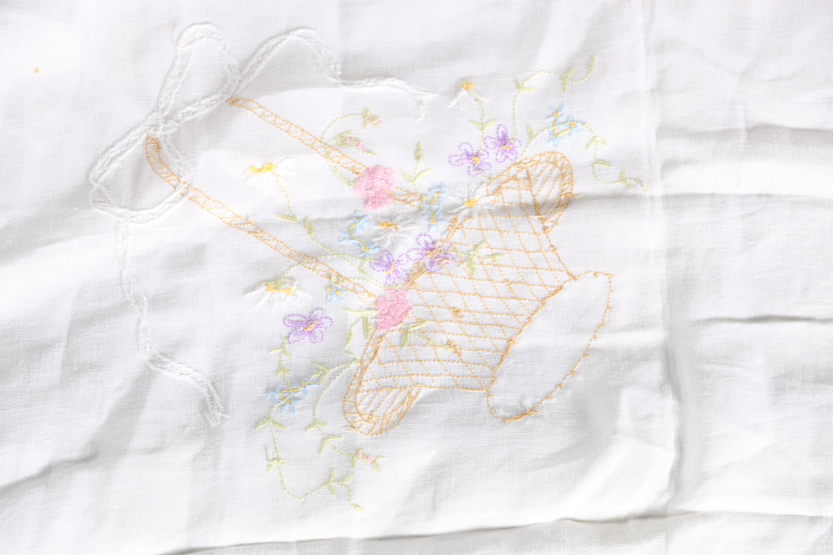 Vintage Bed Linens Assortment