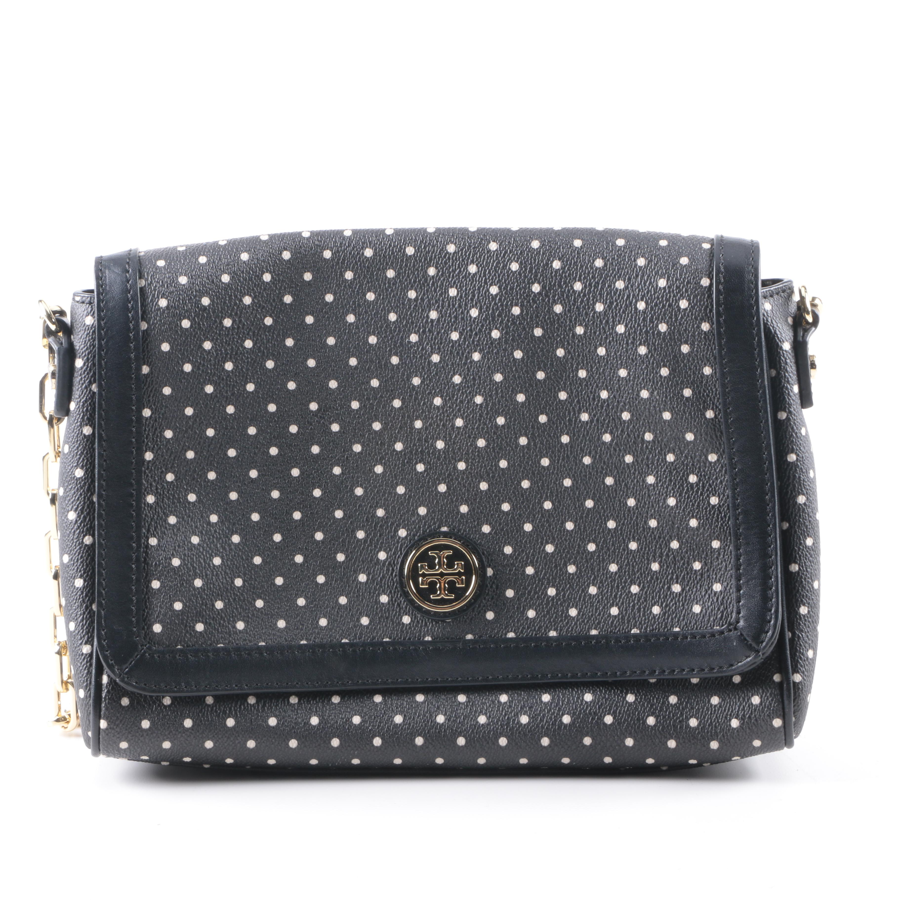 Tory Burch Viva Dot Canvas Kerrington Crossbody Bag