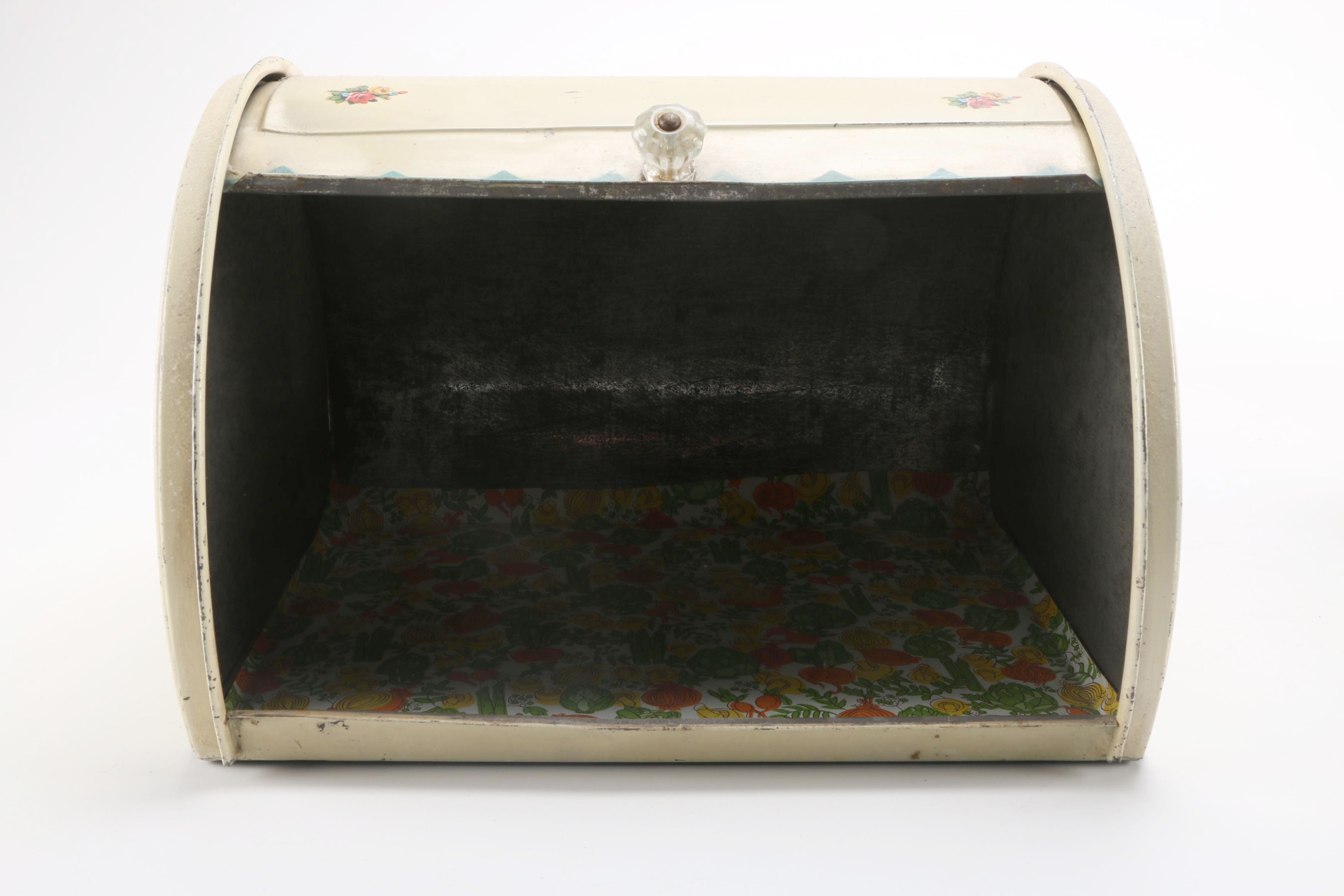 Three Vintage Kitchen Food Storage Containers