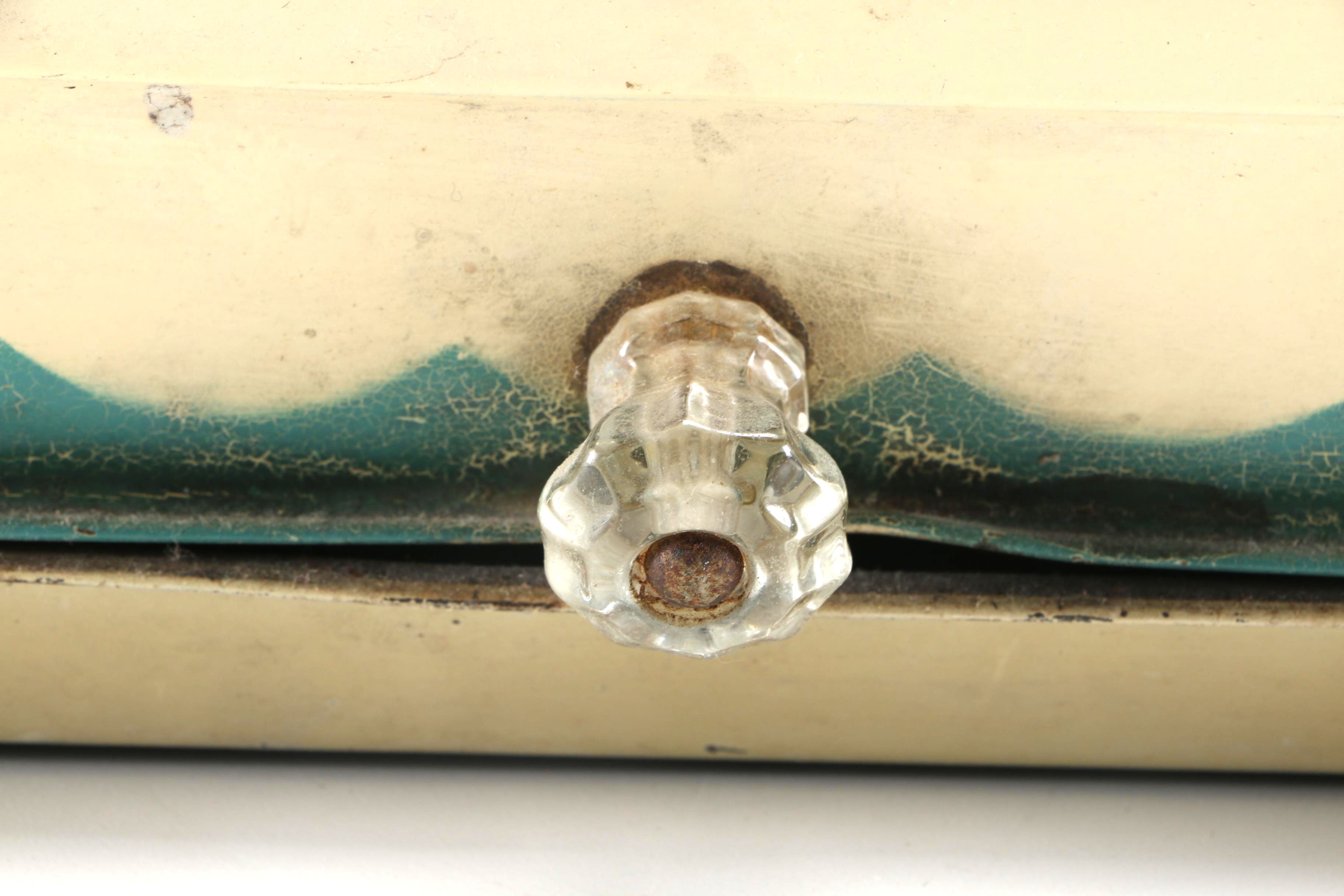 Three Vintage Kitchen Food Storage Containers