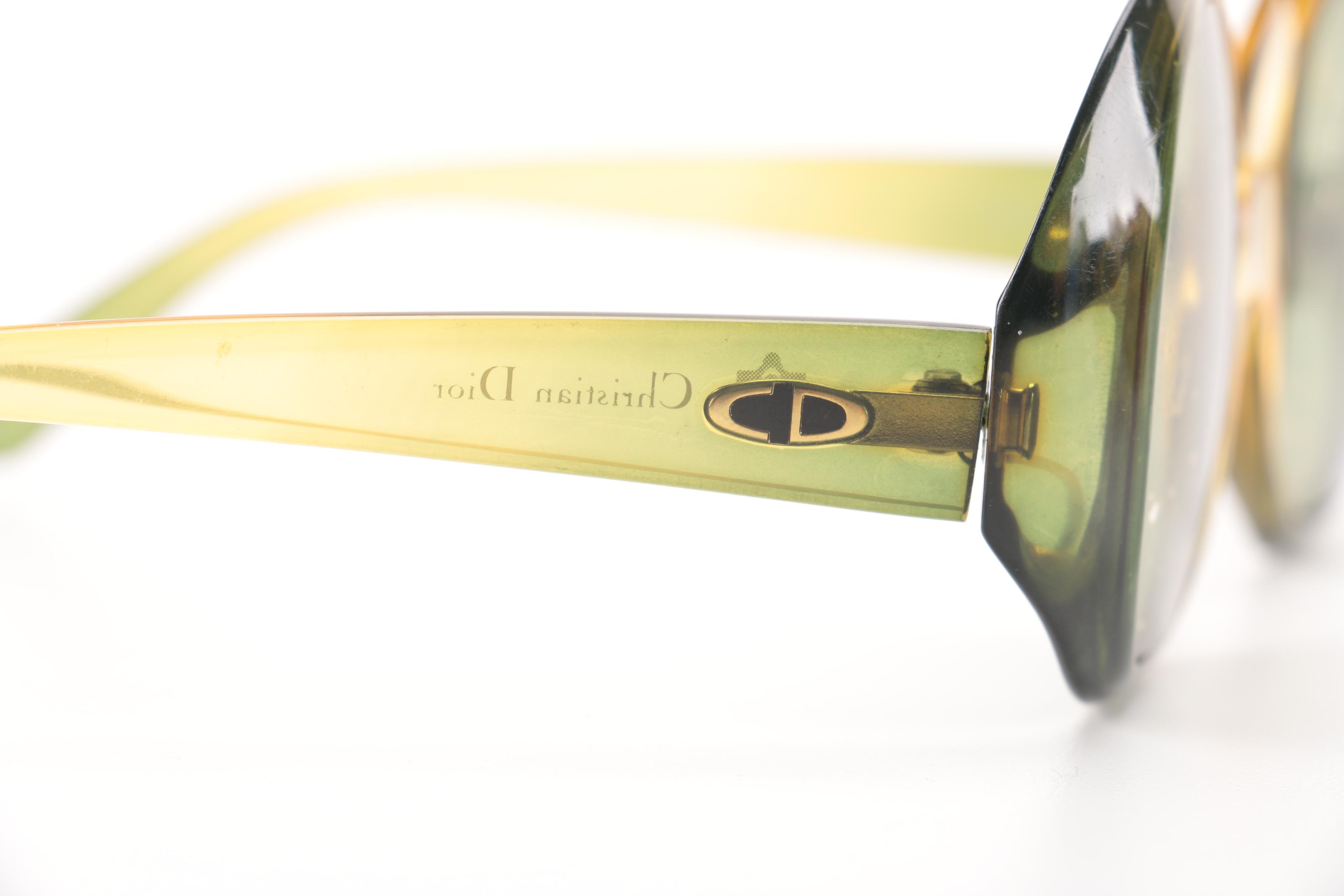 Vintage Christian Dior and Yves Saint Laurent Sunglasses