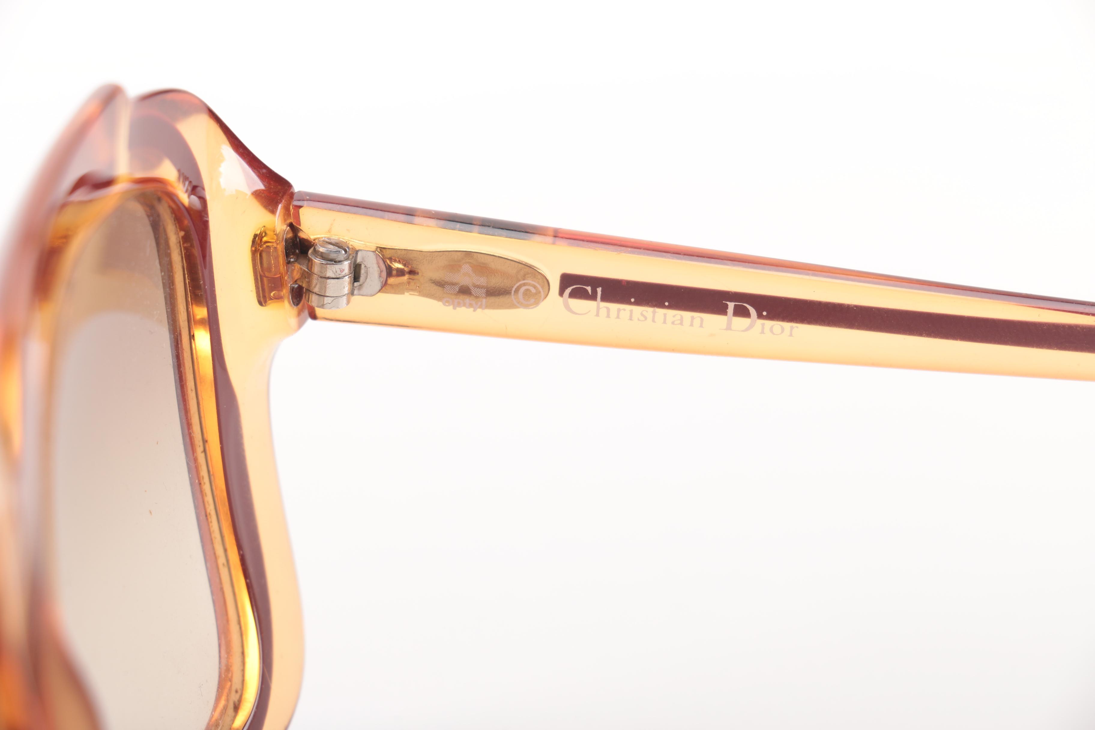 Vintage Christian Dior and Yves Saint Laurent Sunglasses