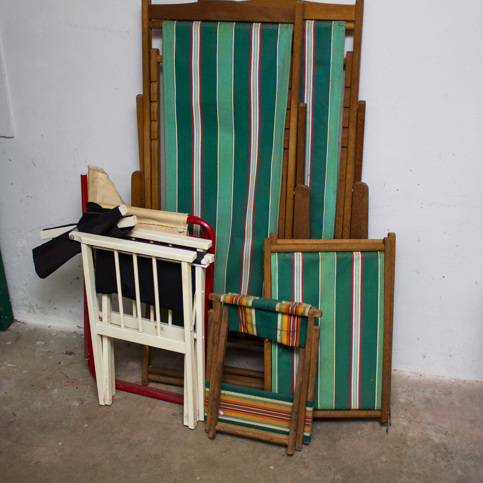 Vintage Folding Chair Assortment