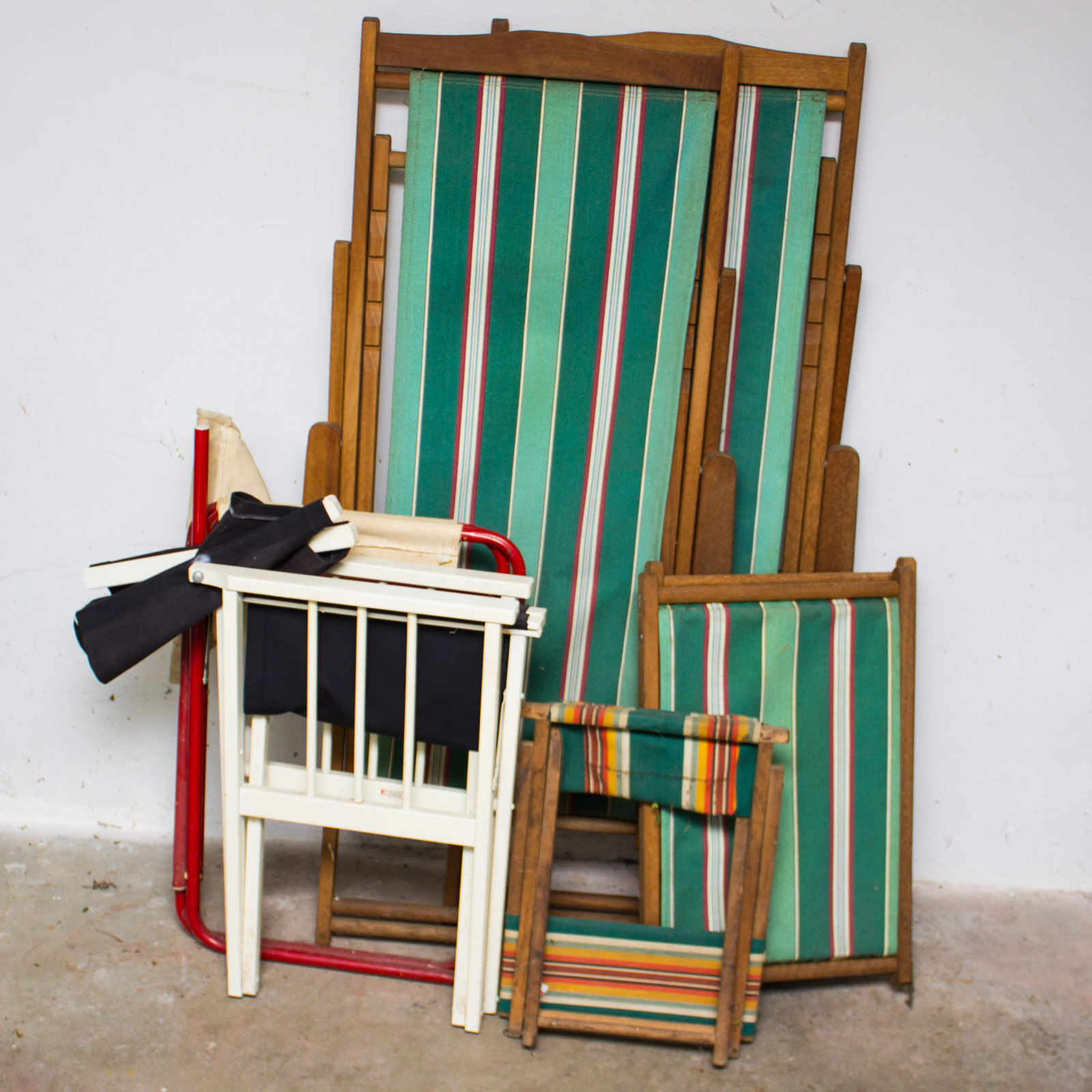 Vintage Folding Chair Assortment