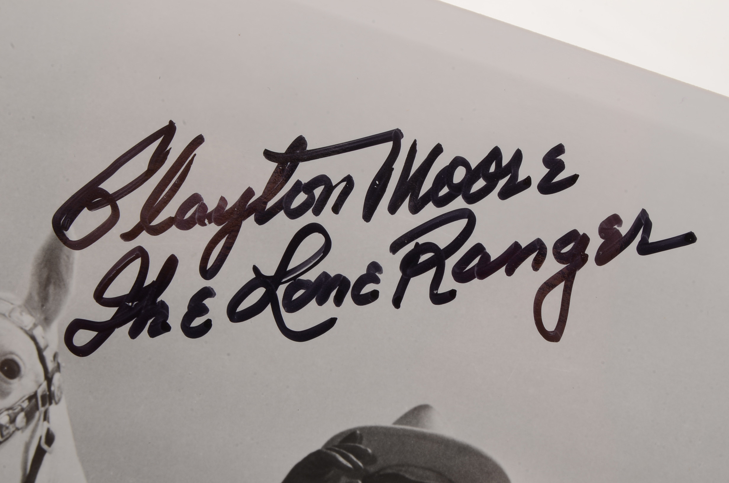 Clayton Moore "The Lone Ranger" Signed Photo