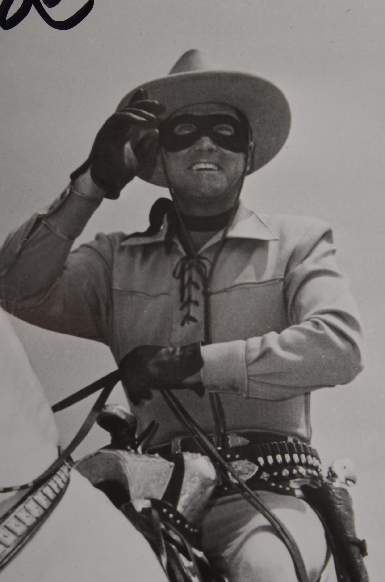 Clayton Moore "The Lone Ranger" Signed Photo