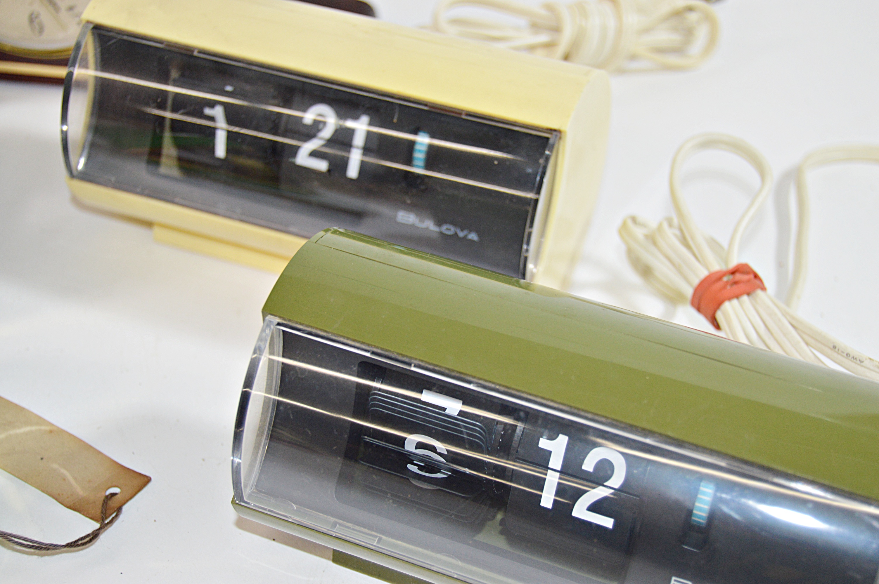 Nine Vintage Travel Alarm Clocks Two