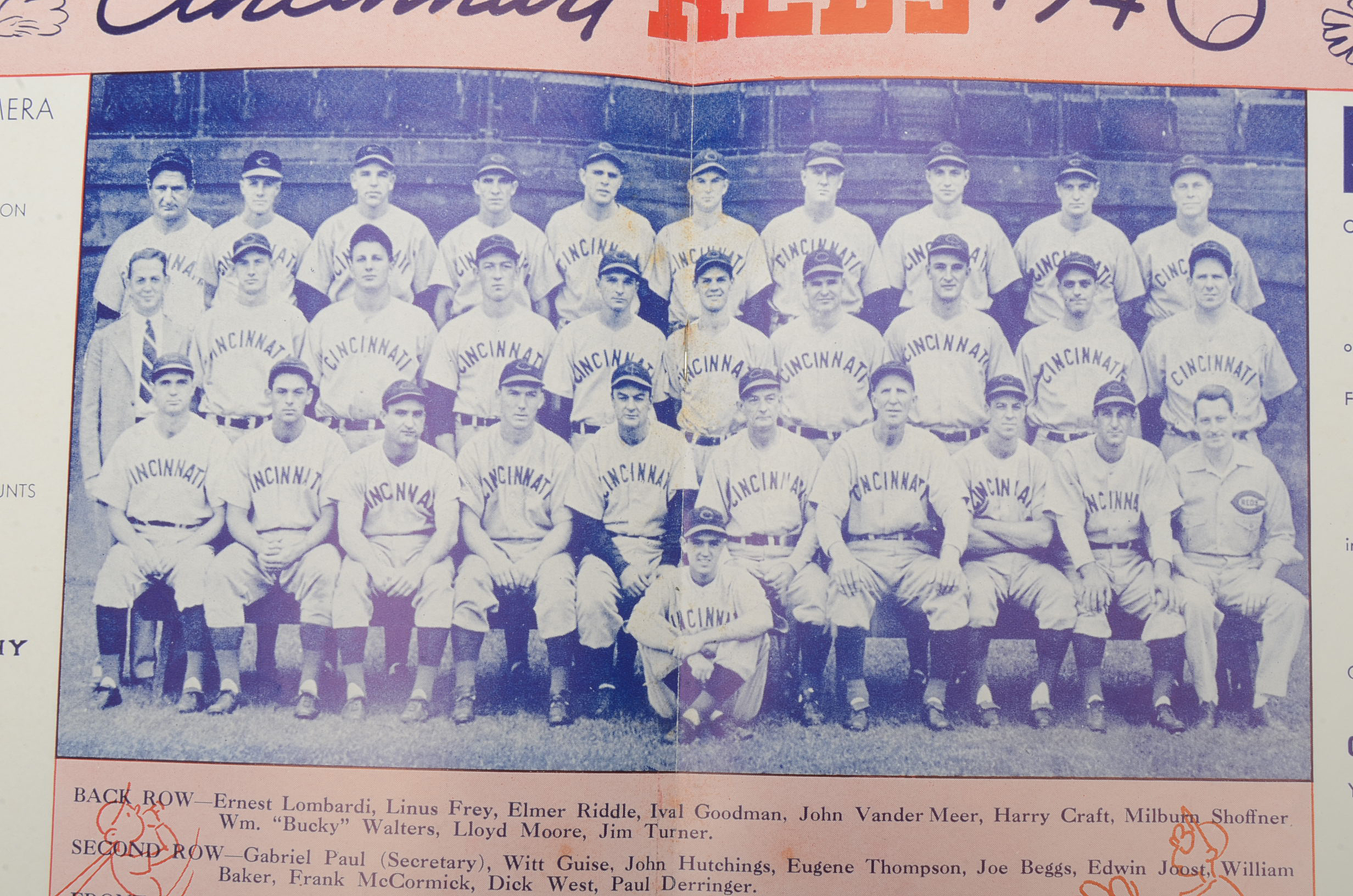 1940 World Series Program