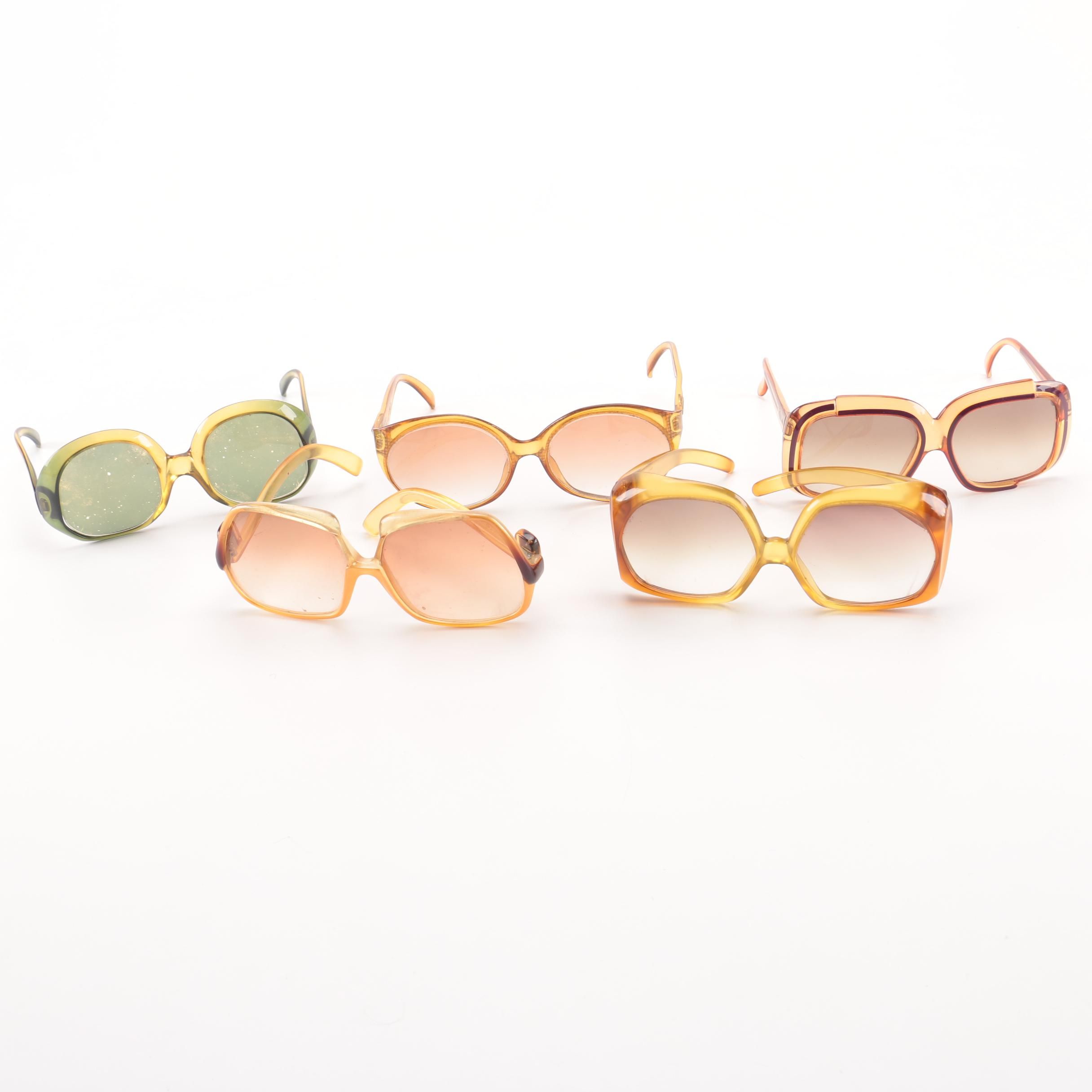 Vintage Christian Dior and Yves Saint Laurent Sunglasses