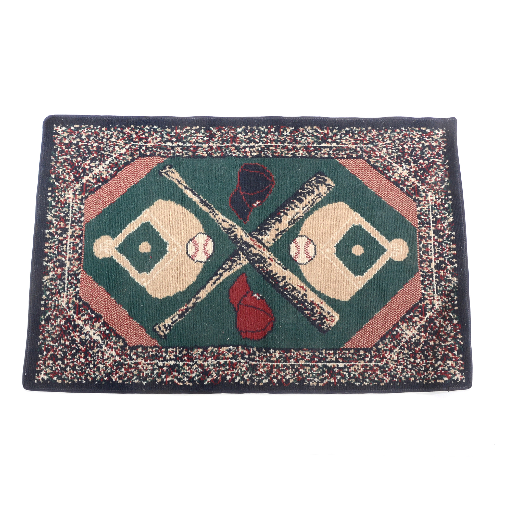 Baseball Theme Rug