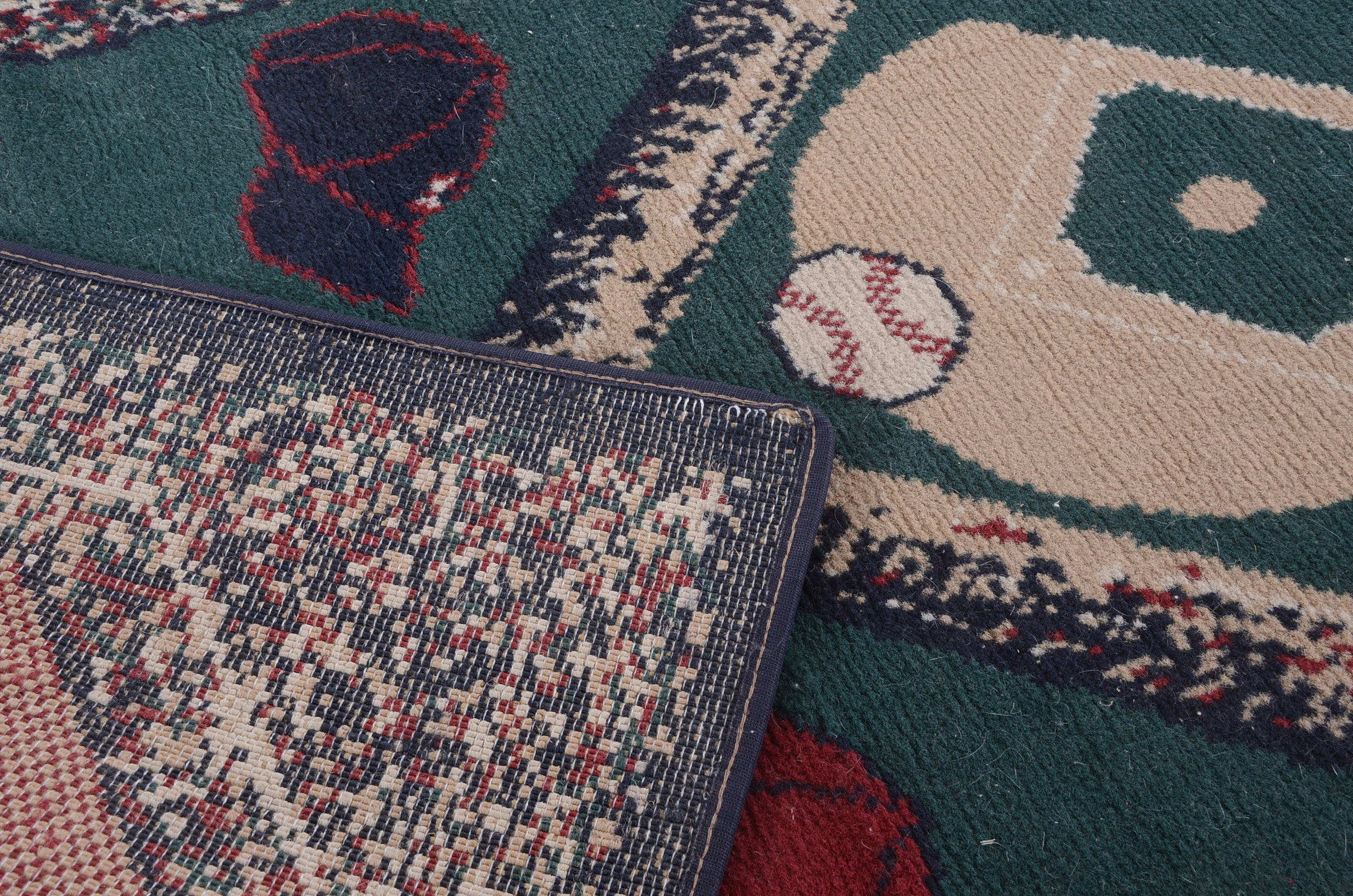 Baseball Theme Rug