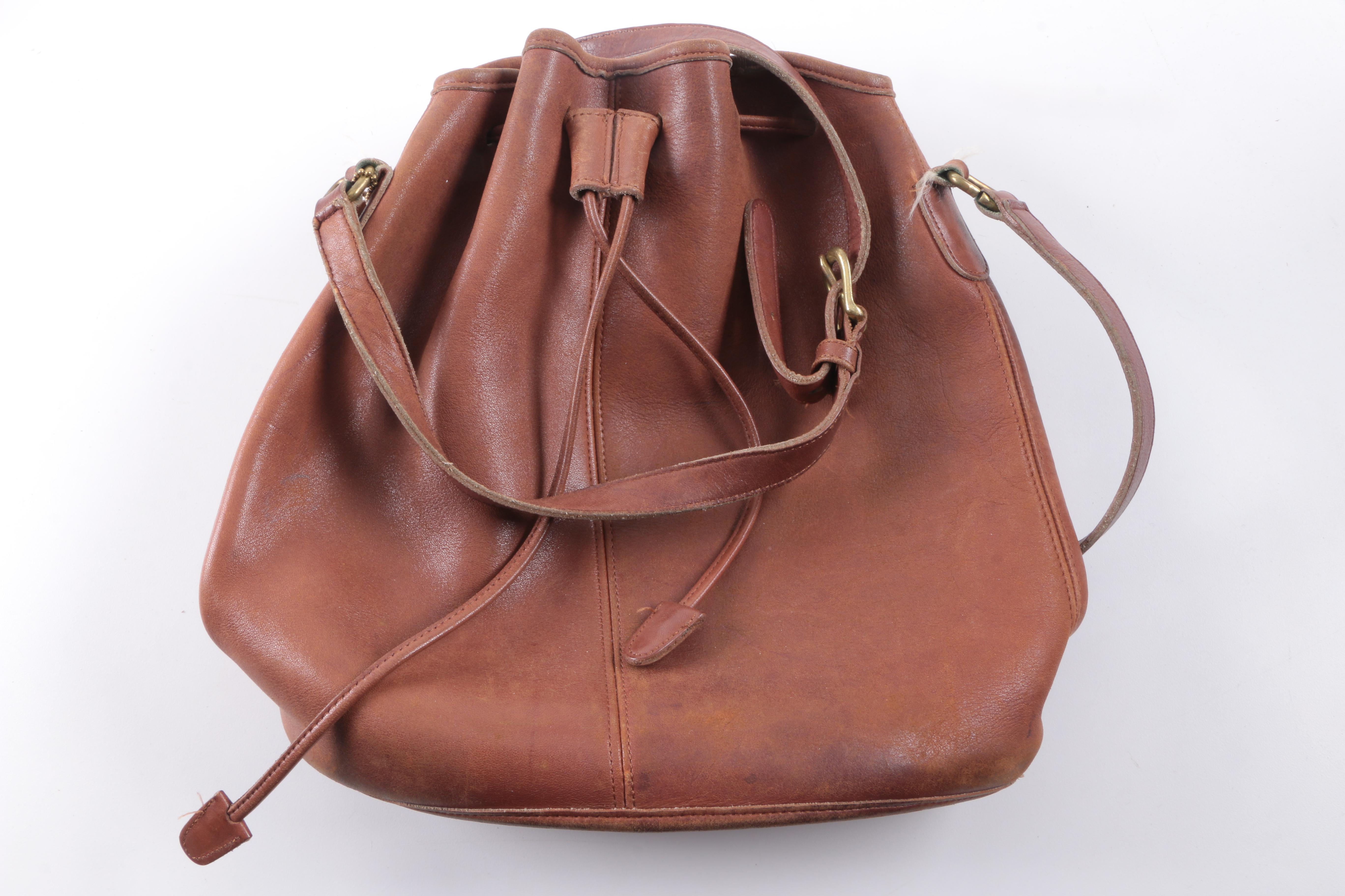 Vintage Leather Coach Bags