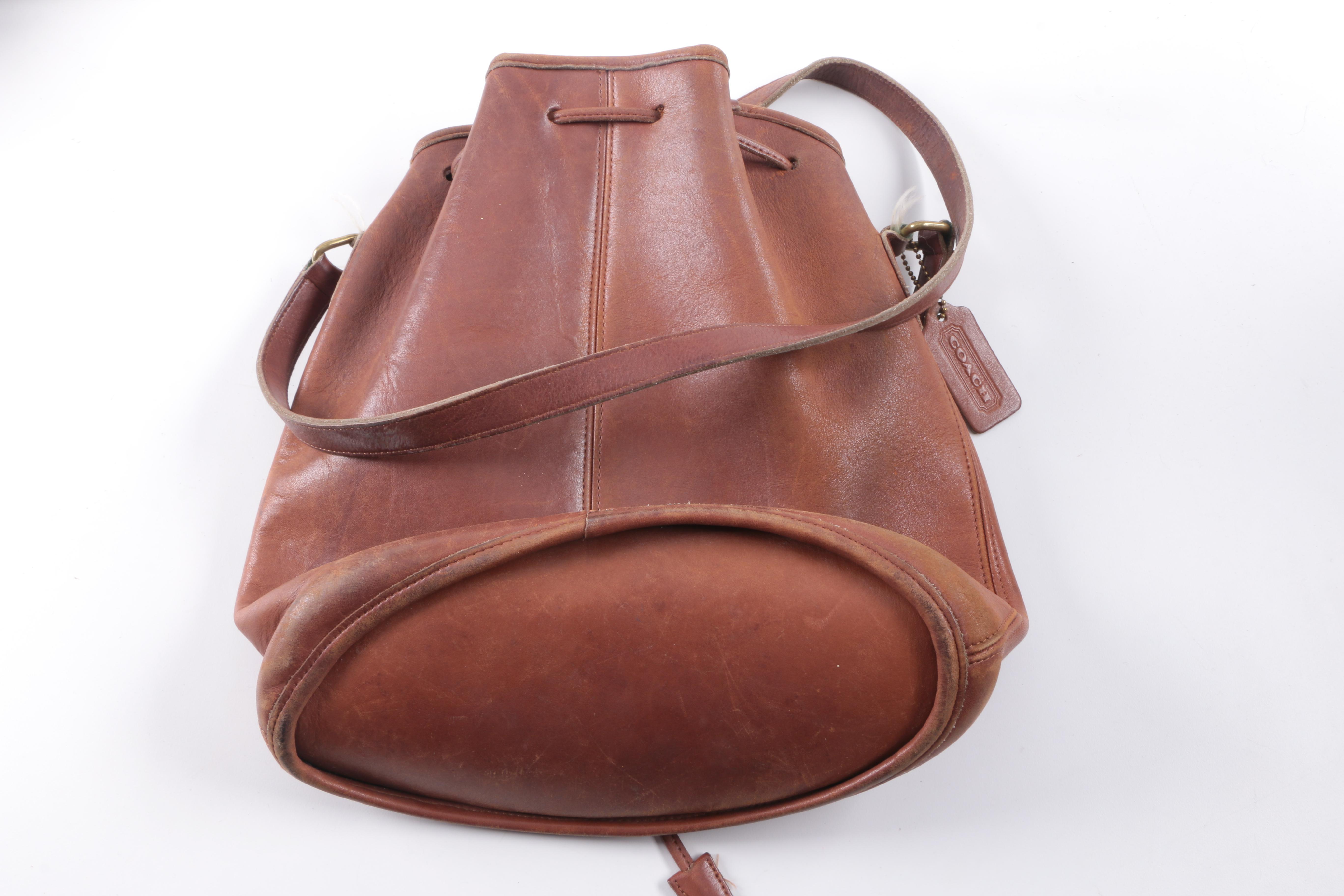 Vintage Leather Coach Bags