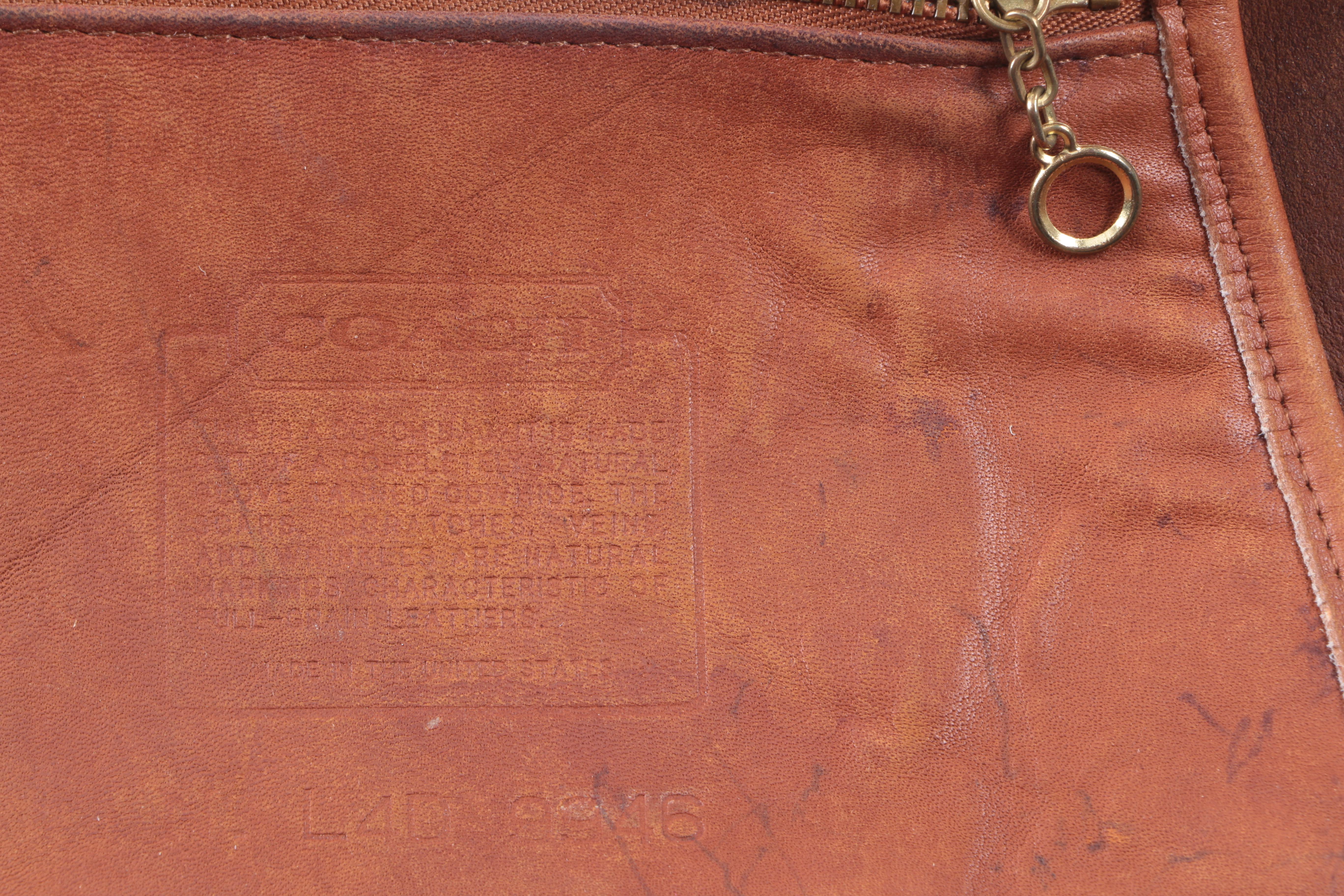 Vintage Leather Coach Bags