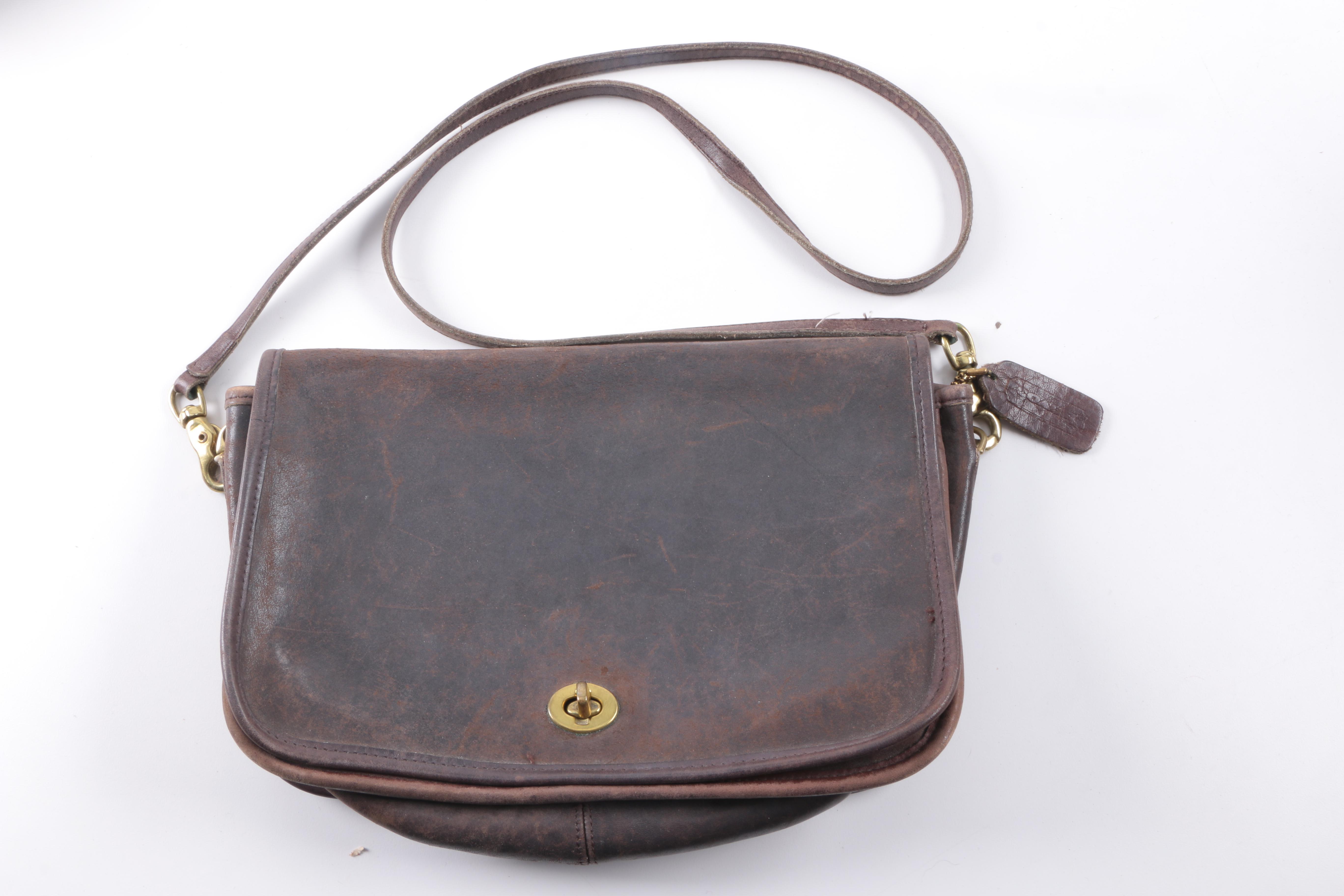 Vintage Leather Coach Bags
