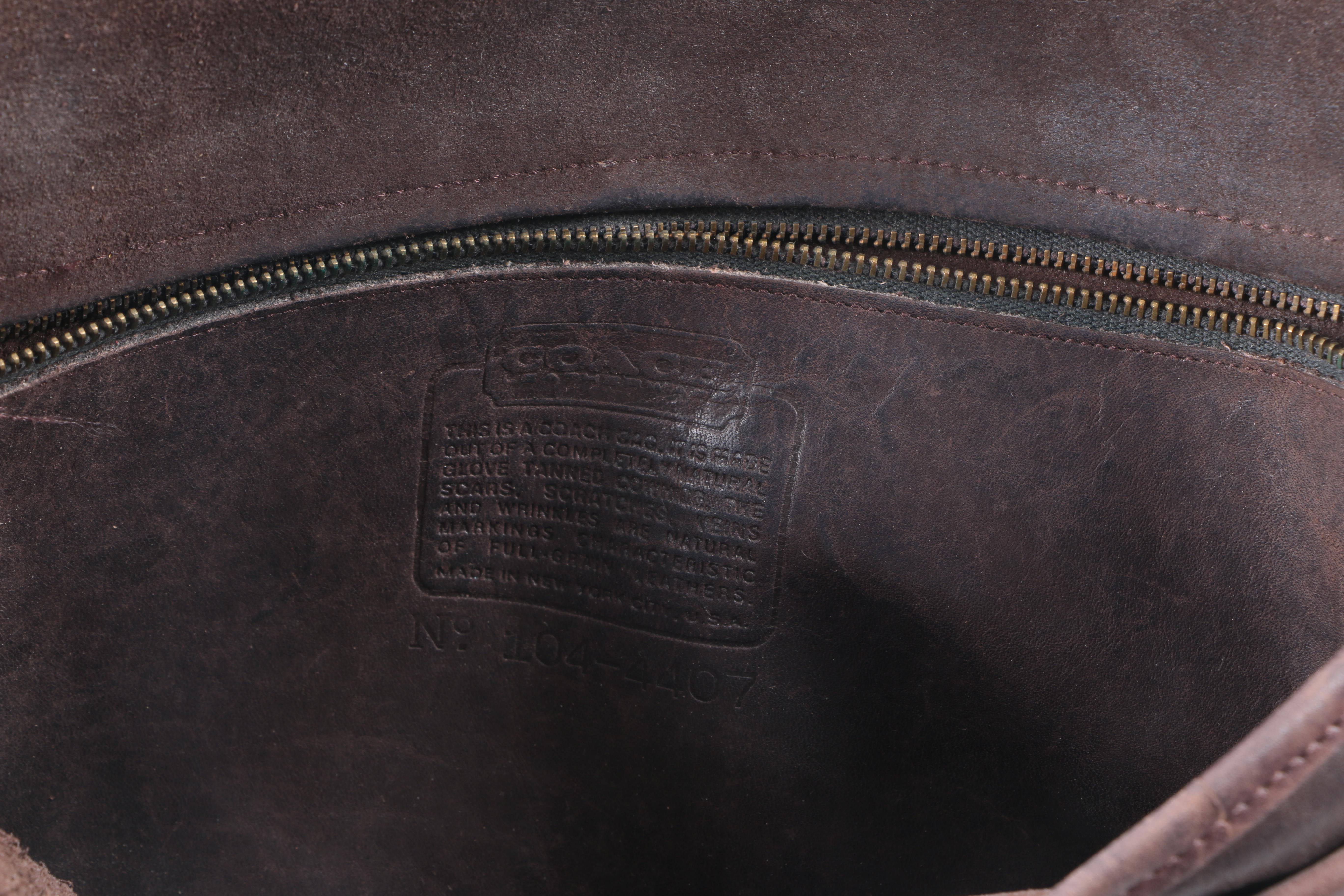 Vintage Leather Coach Bags