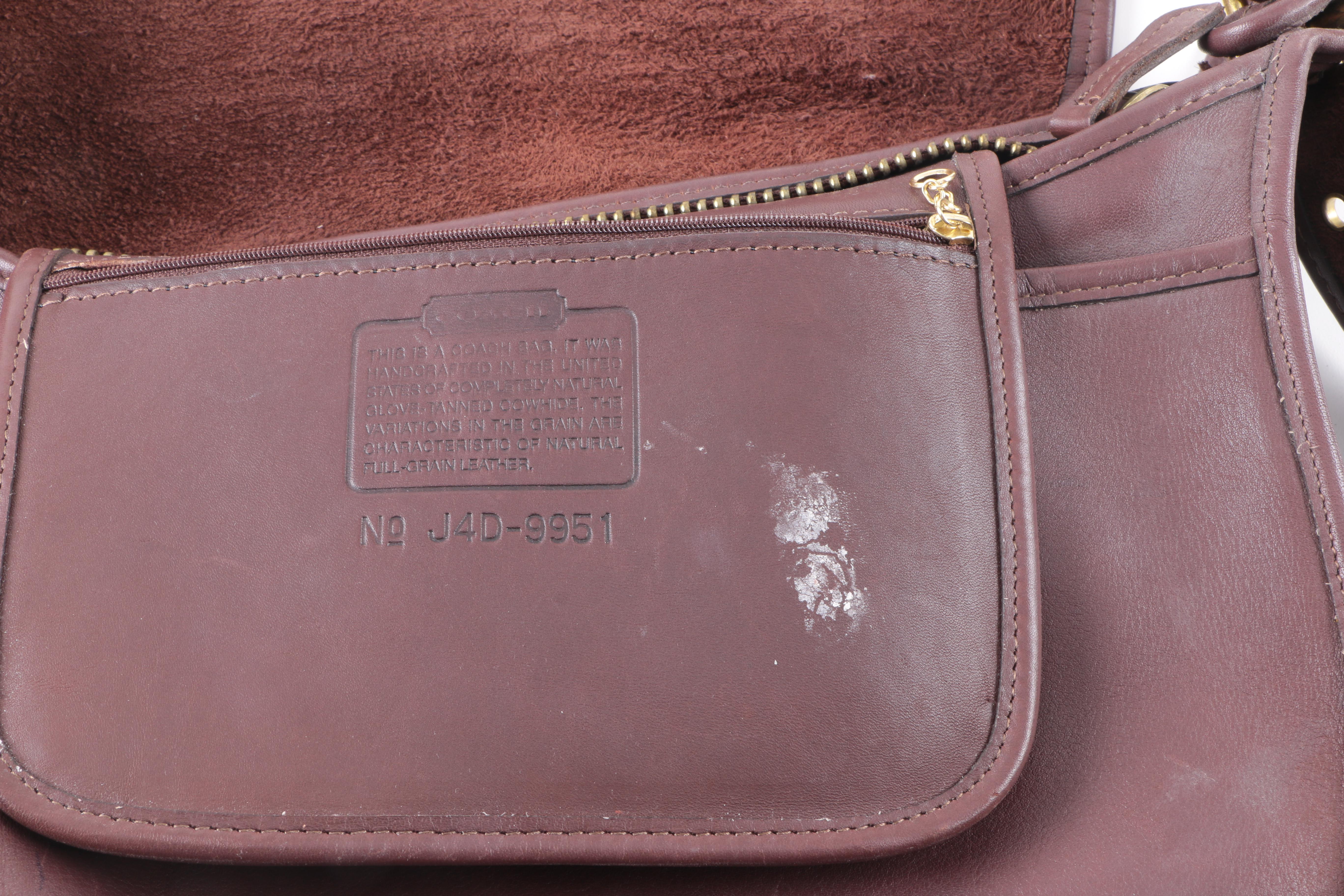 Vintage Leather Coach Bags