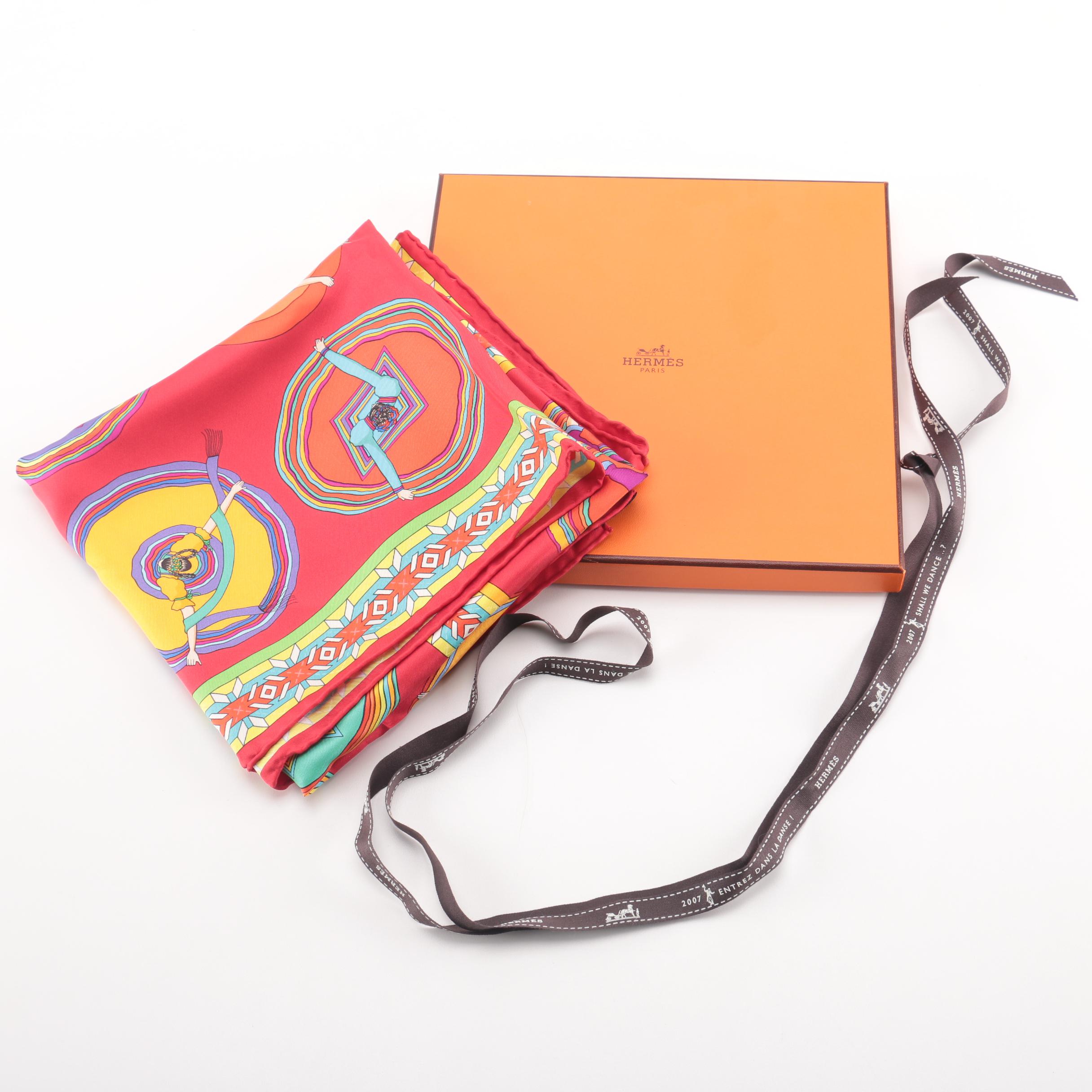Hermès "Belles du Mexique" Silk Scarf