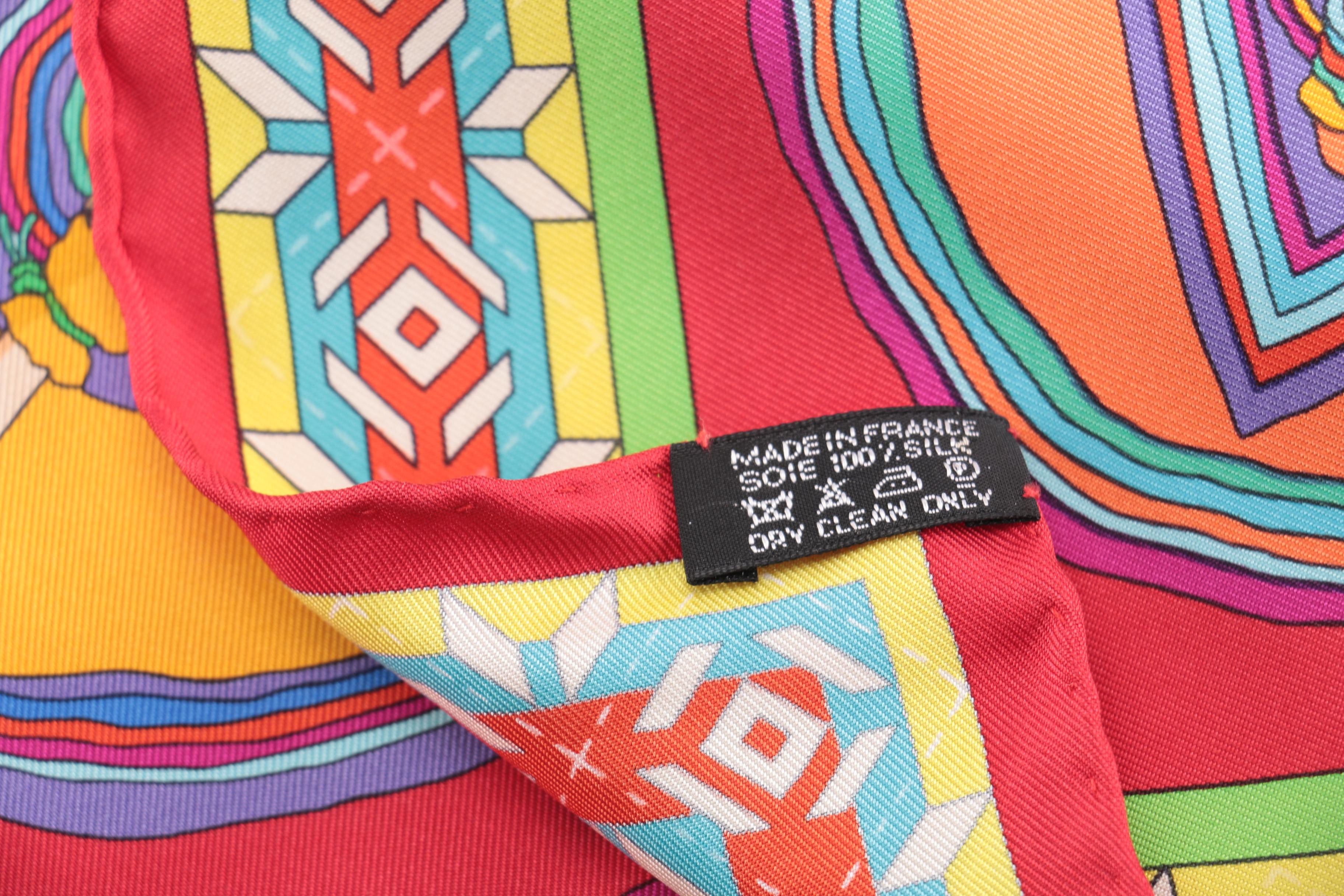 Hermès "Belles du Mexique" Silk Scarf