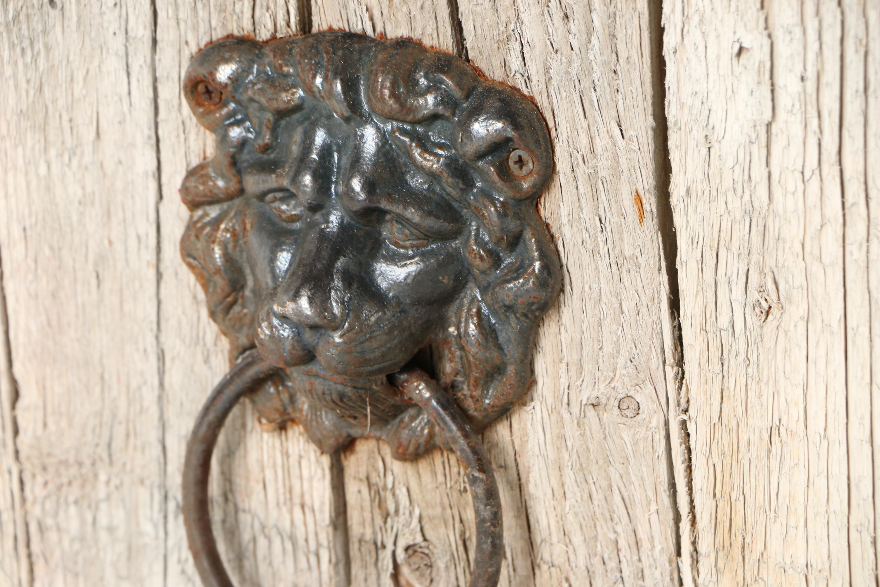 Figural Lion Head Planters