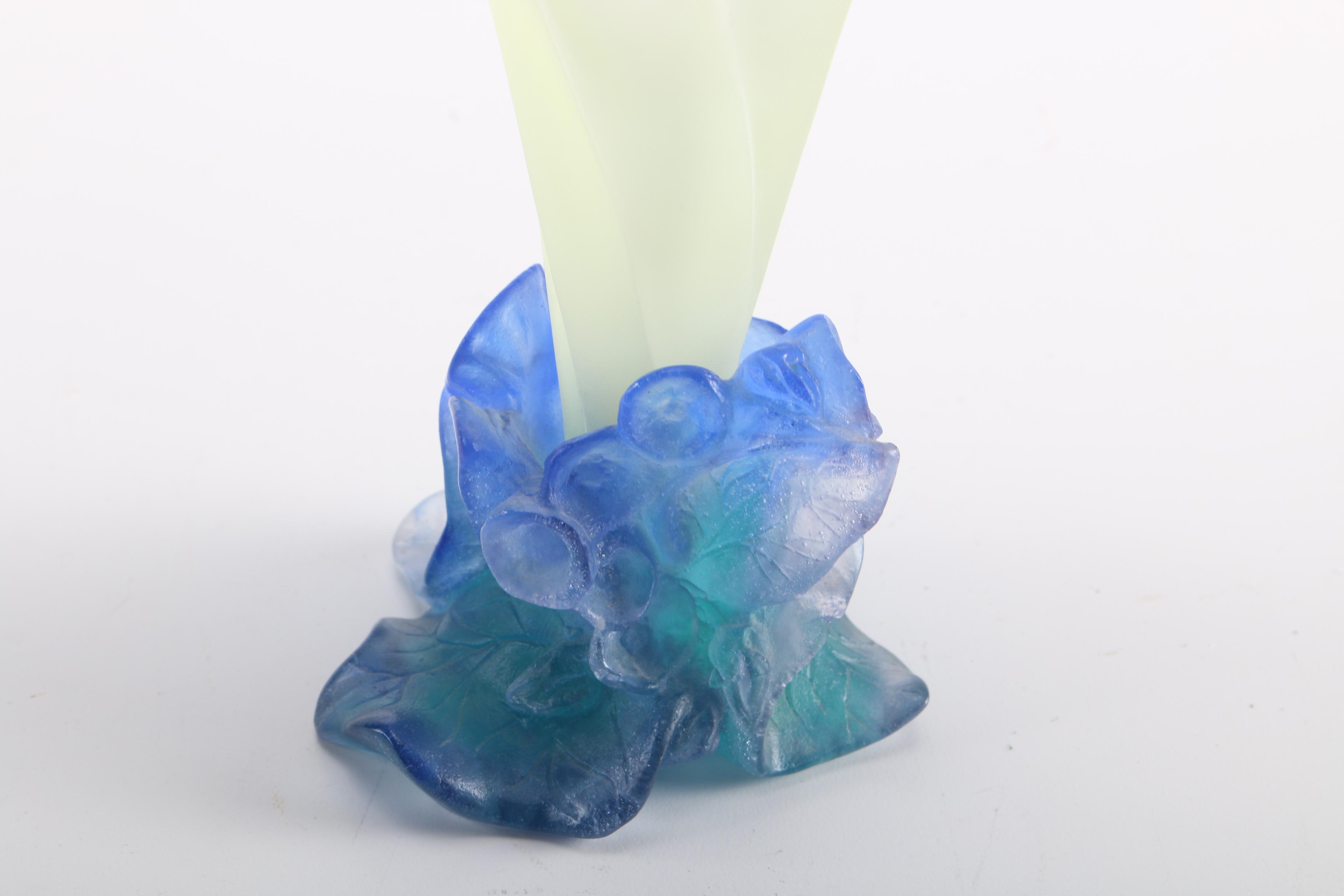 Daum France Decorative Crystal Vase