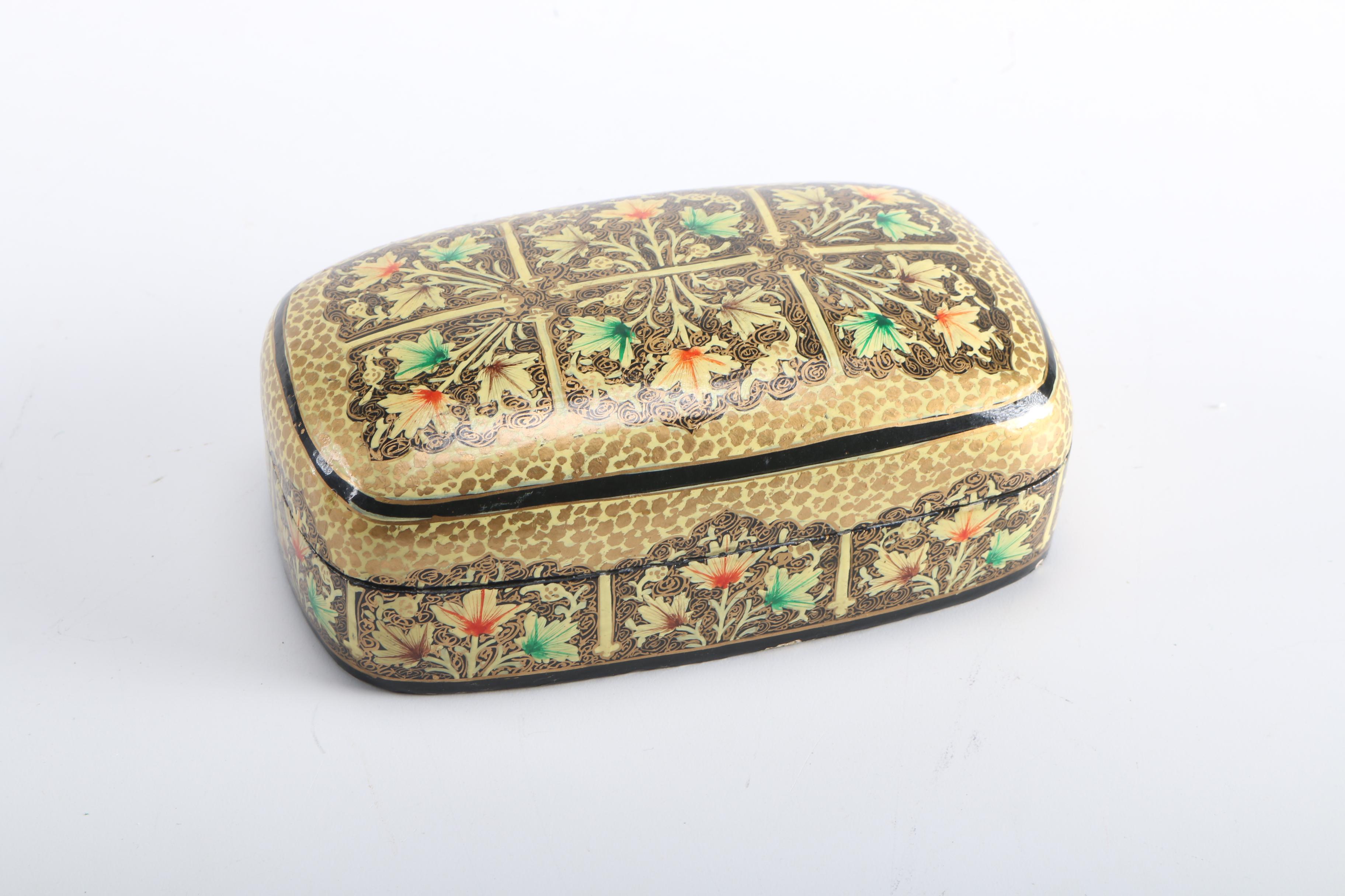 Swedish Wooden Trinket Boxes