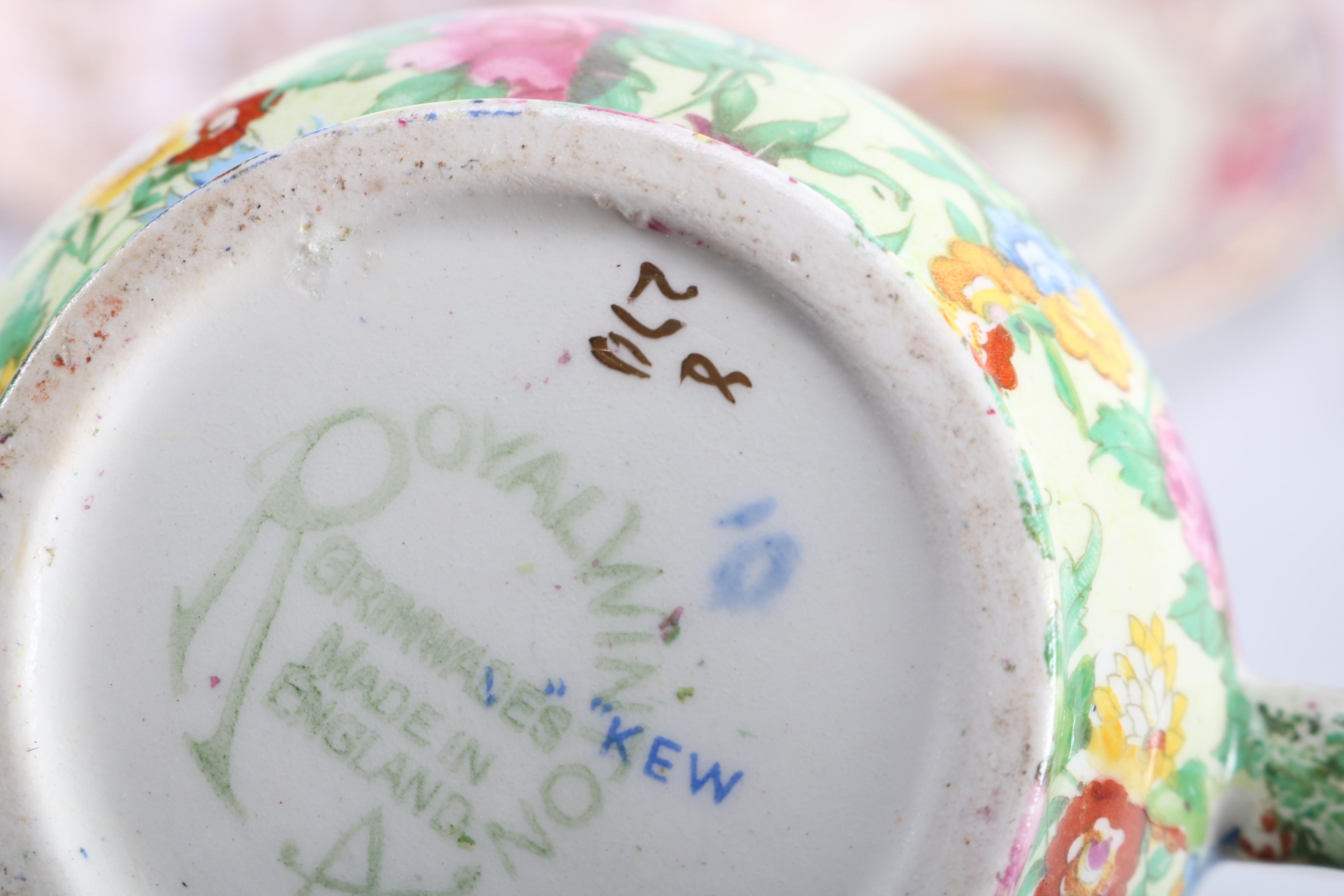 Assorted Floral Ceramic Tea Serveware