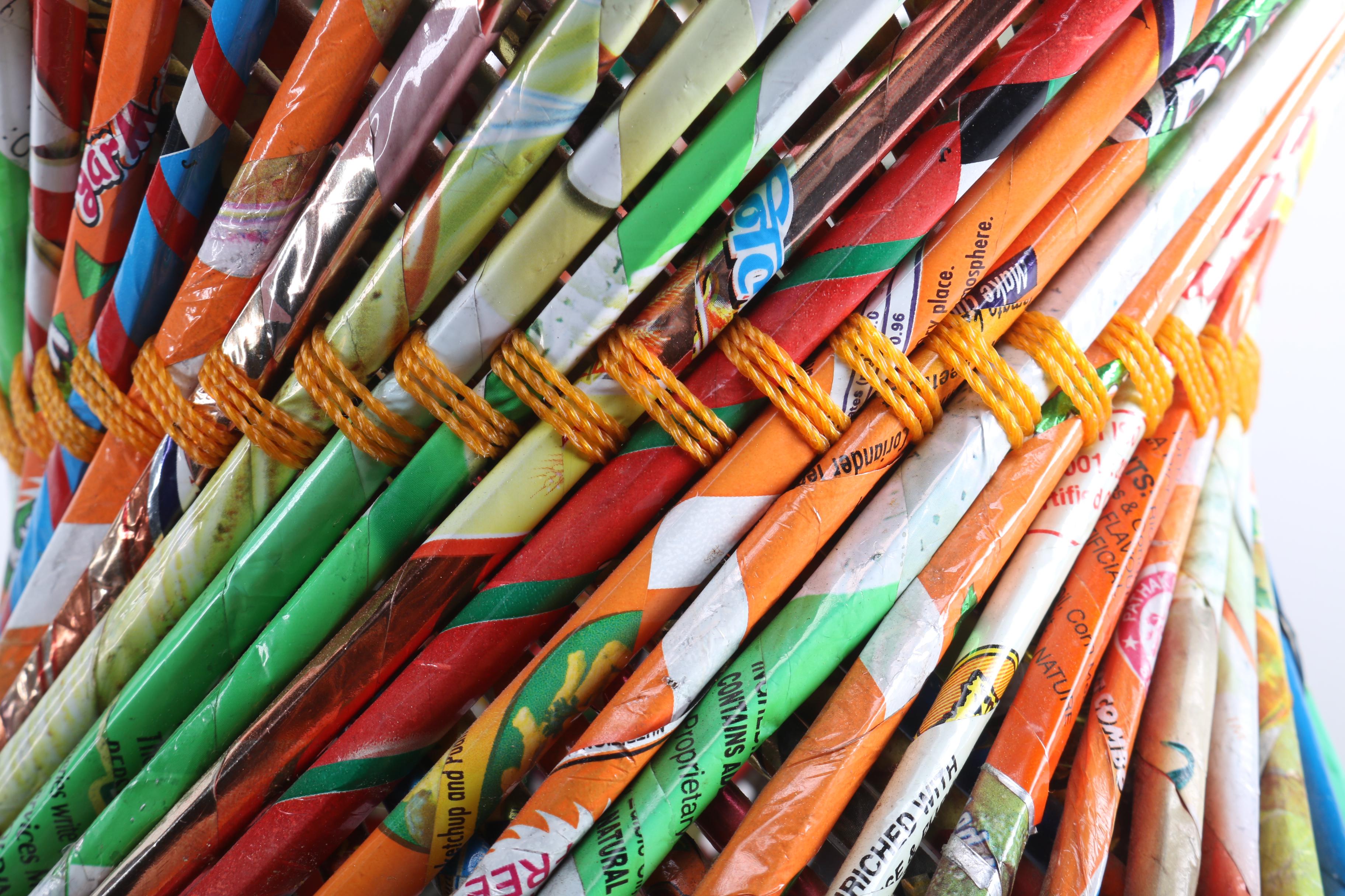 Art Deco Multi Colored Stool