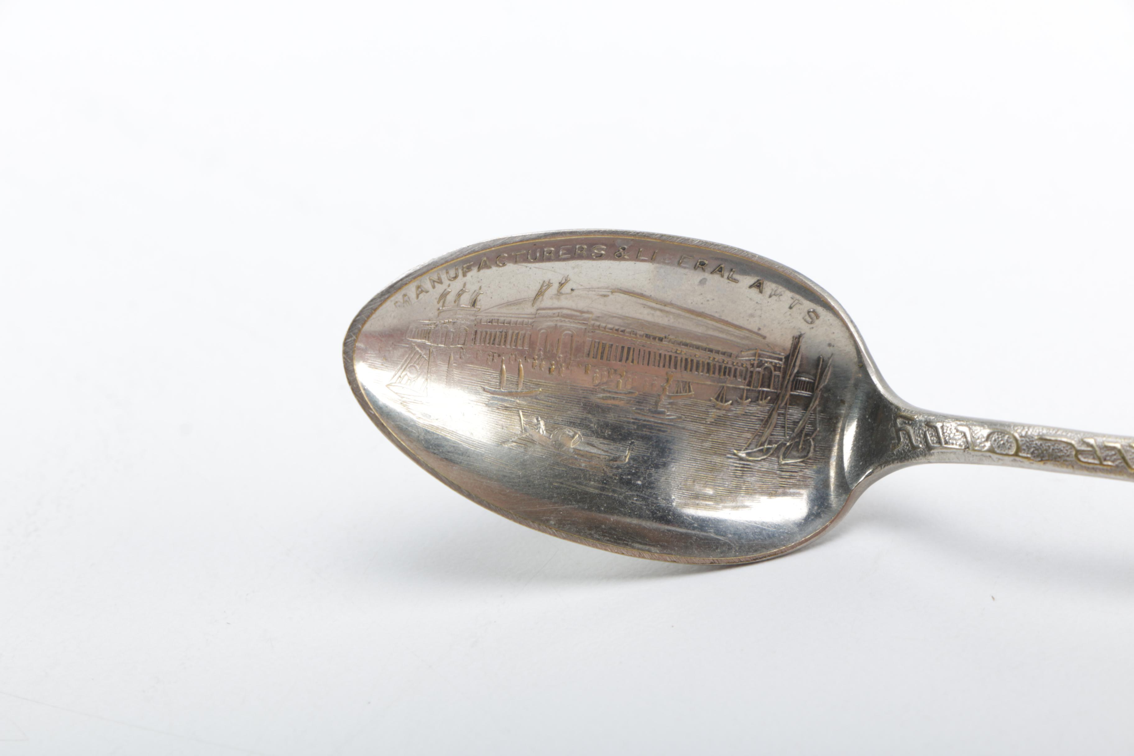 1892 World's Fair Spoon and Other Silver Plate