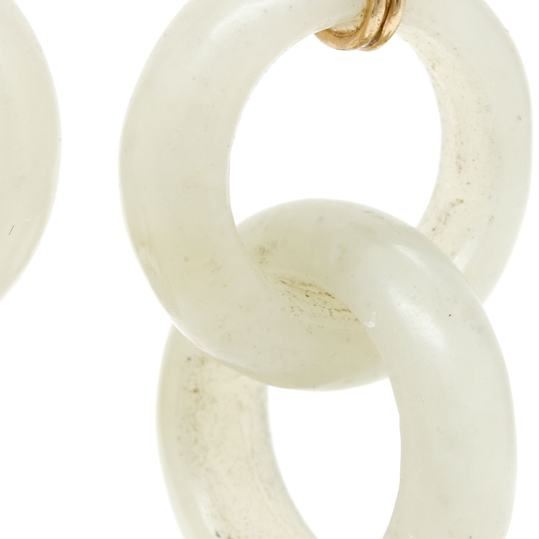 14K Yellow Gold Serpentine Dangle Earrings