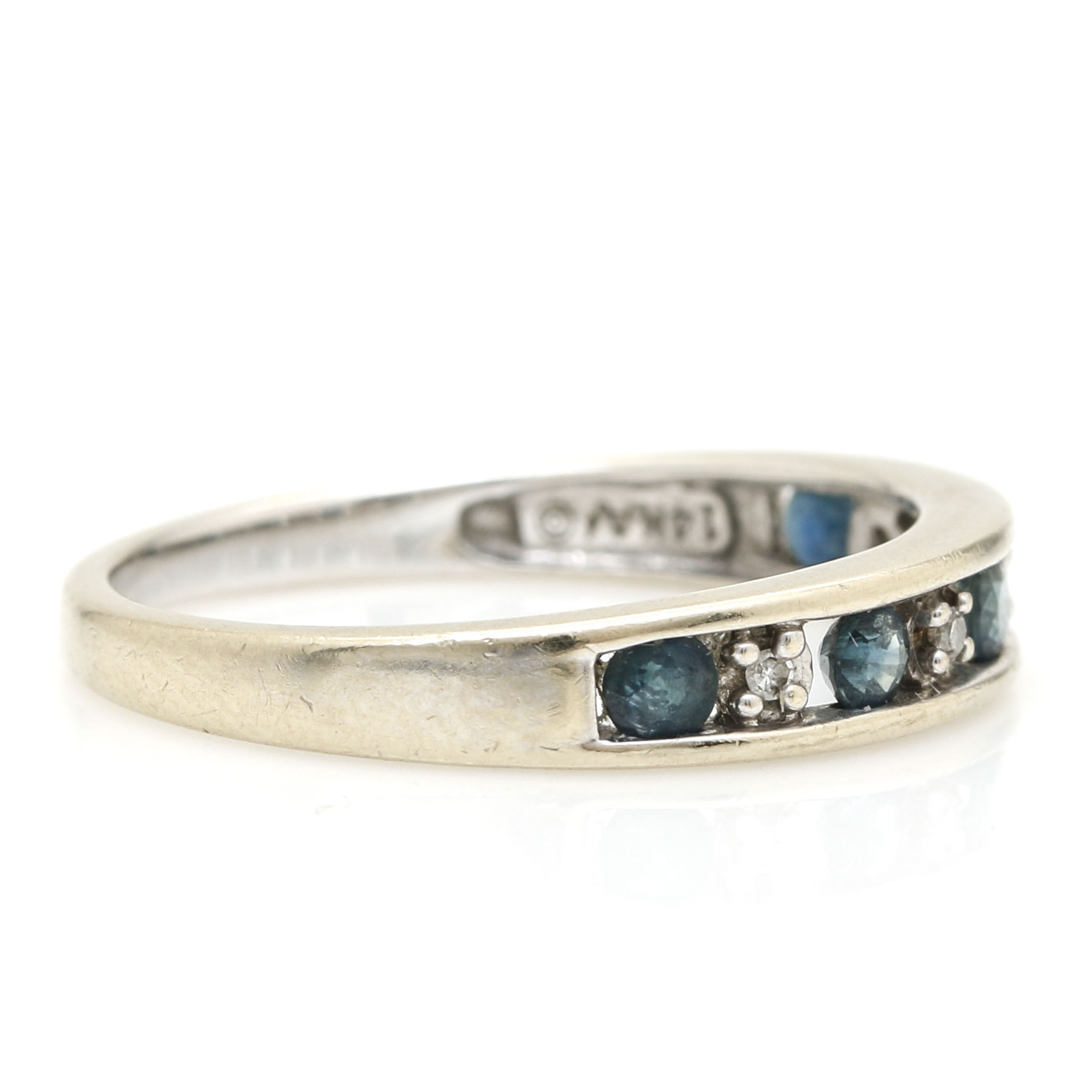 Alwand Vahan 14K White Gold Sapphire and Diamond Ring