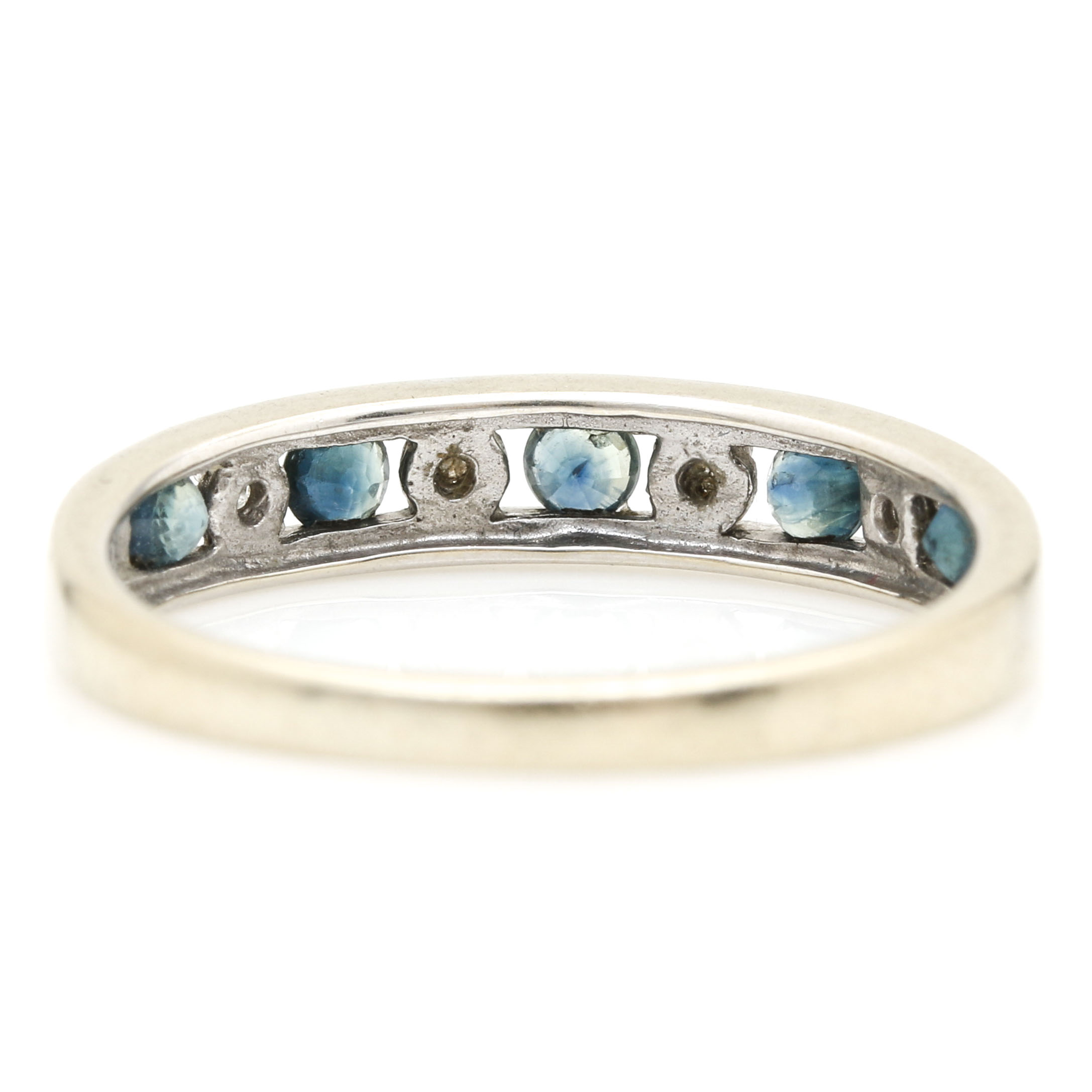 Alwand Vahan 14K White Gold Sapphire and Diamond Ring