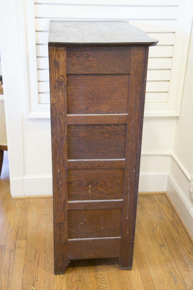 Antique Tiger Oak Chest of Drawers