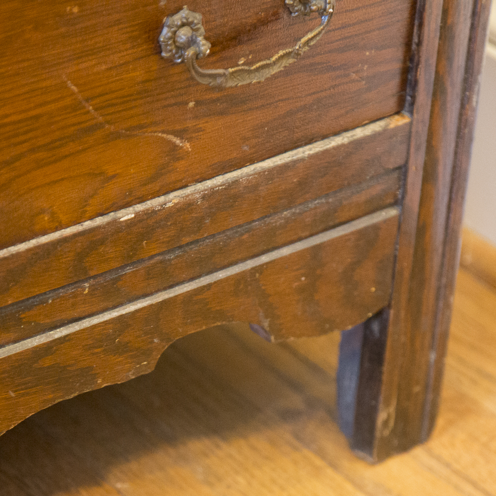 Antique Tiger Oak Chest of Drawers