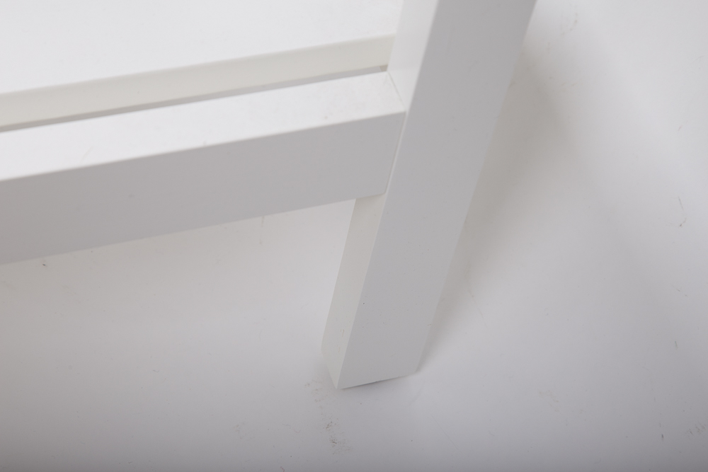 Pair of White Wooden Tower Shelves