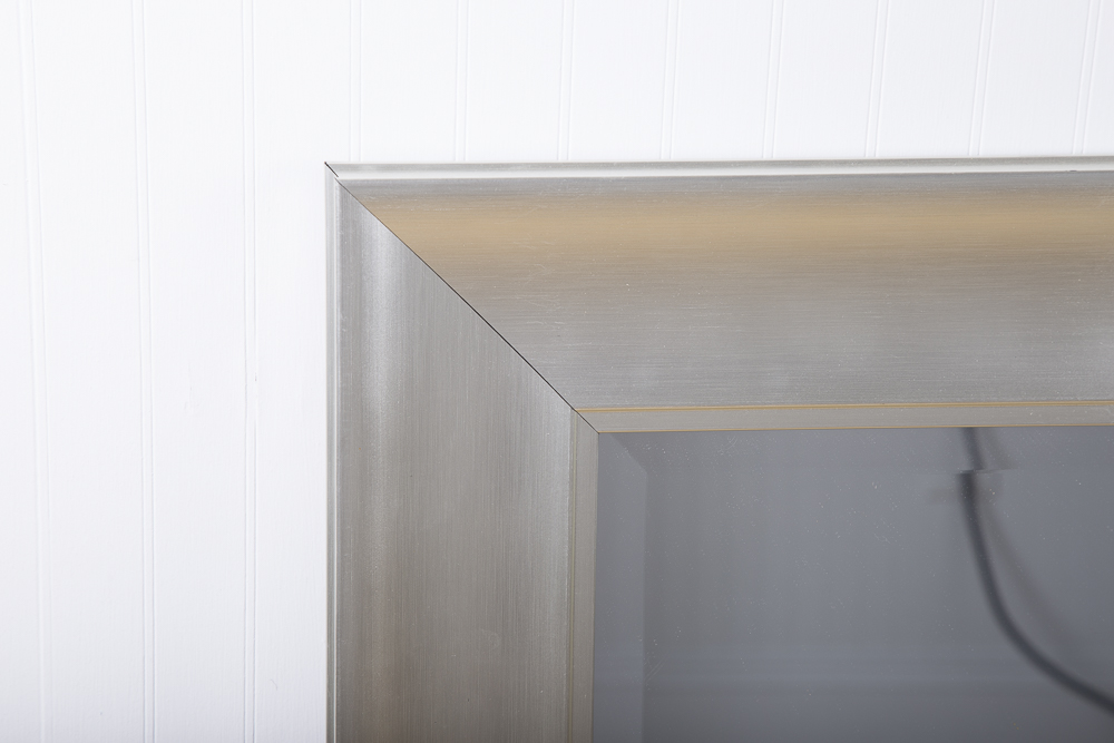 Silver Tone Wall Mirror