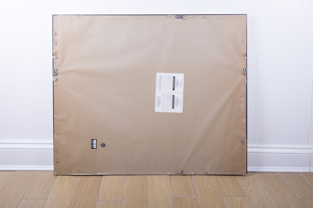 Silver Tone Wall Mirror