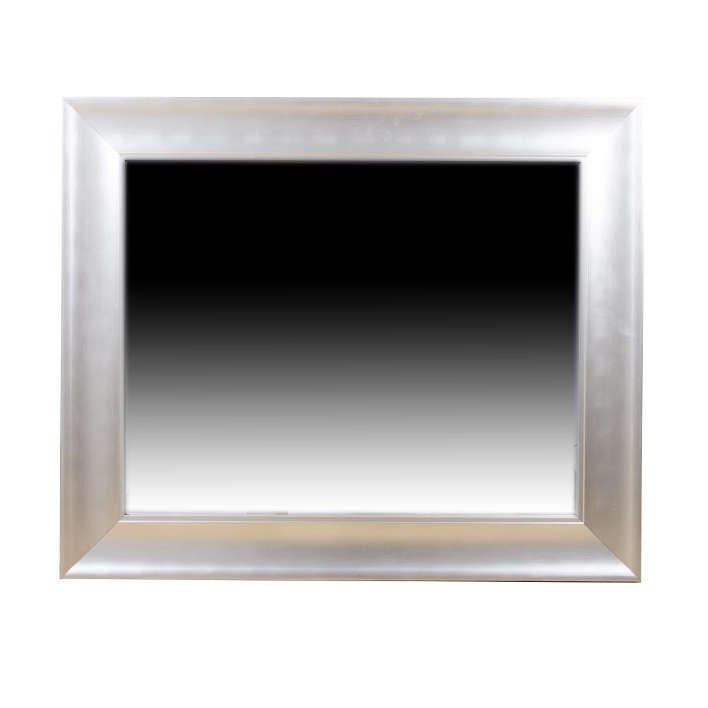 Silver Tone Wall Mirror