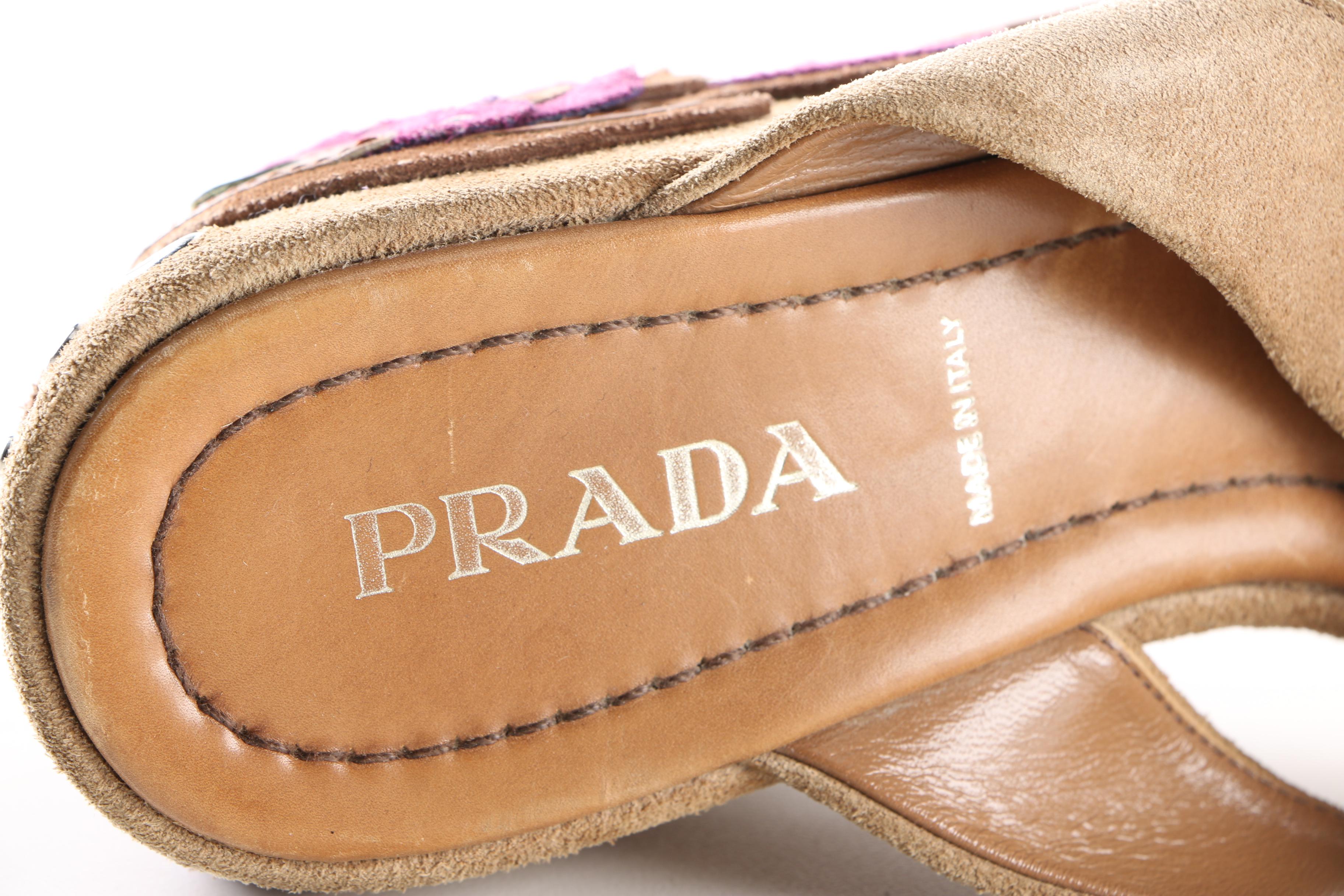 Prada Suede Wedges