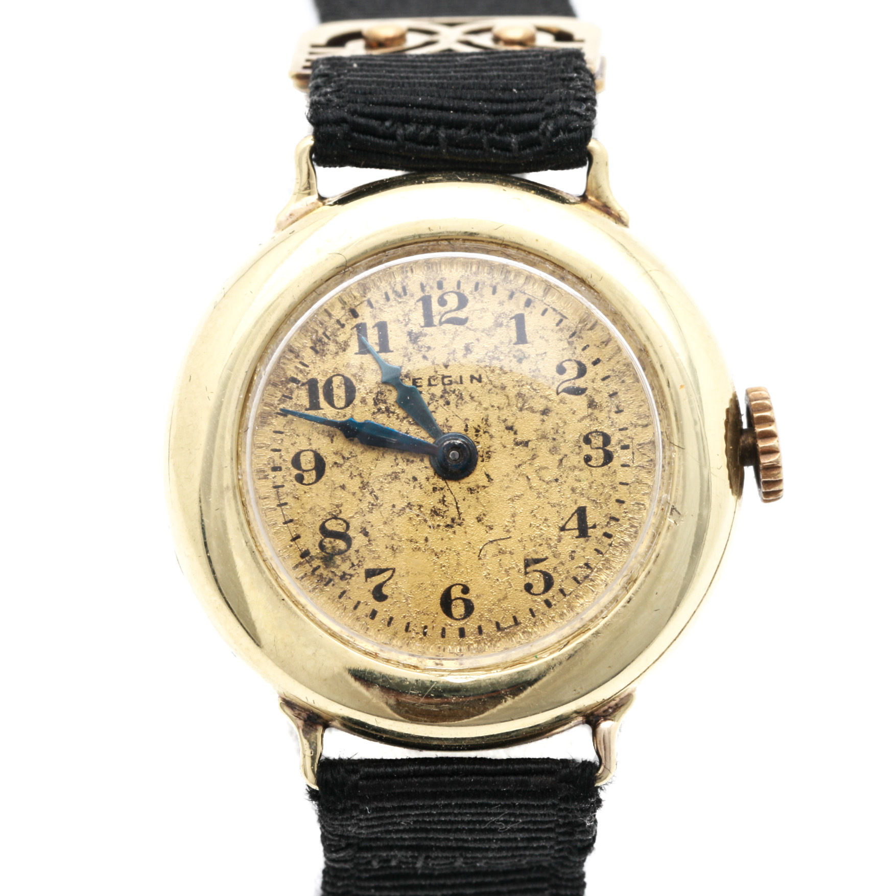 14K Elgin Watch With 14 Yellow Gold Clasp