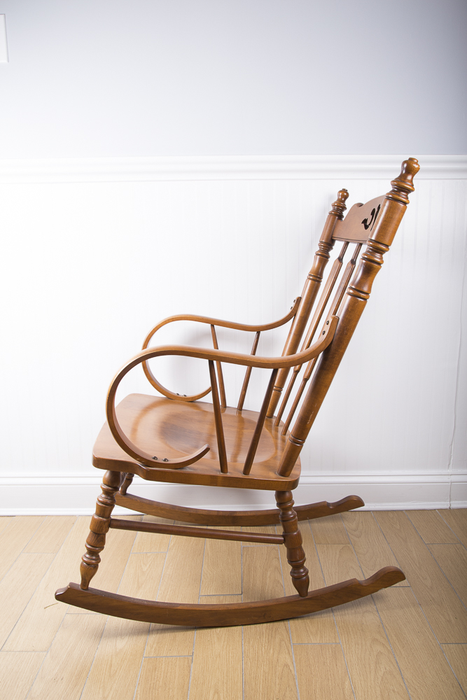Tell City Traditional Style Wood Rocking Chair