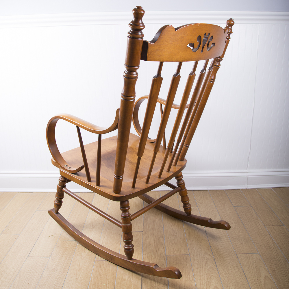 Tell City Traditional Style Wood Rocking Chair