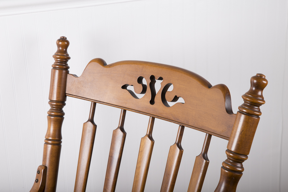 Tell City Traditional Style Wood Rocking Chair