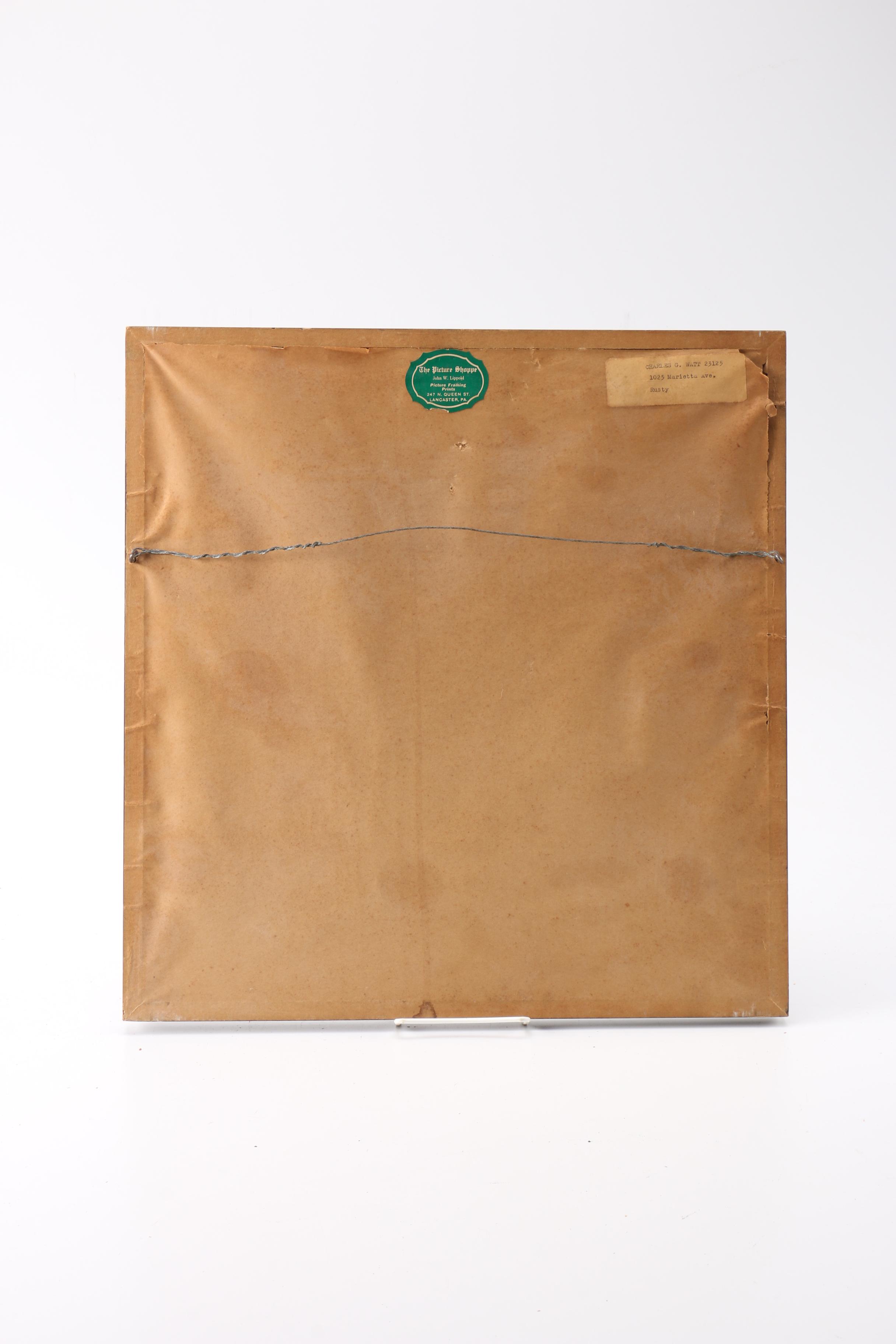 H.R. Hildebrand Pastel Portrait "Rusty"