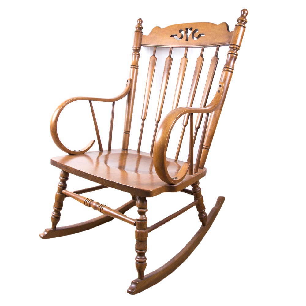 Tell City Traditional Style Wood Rocking Chair