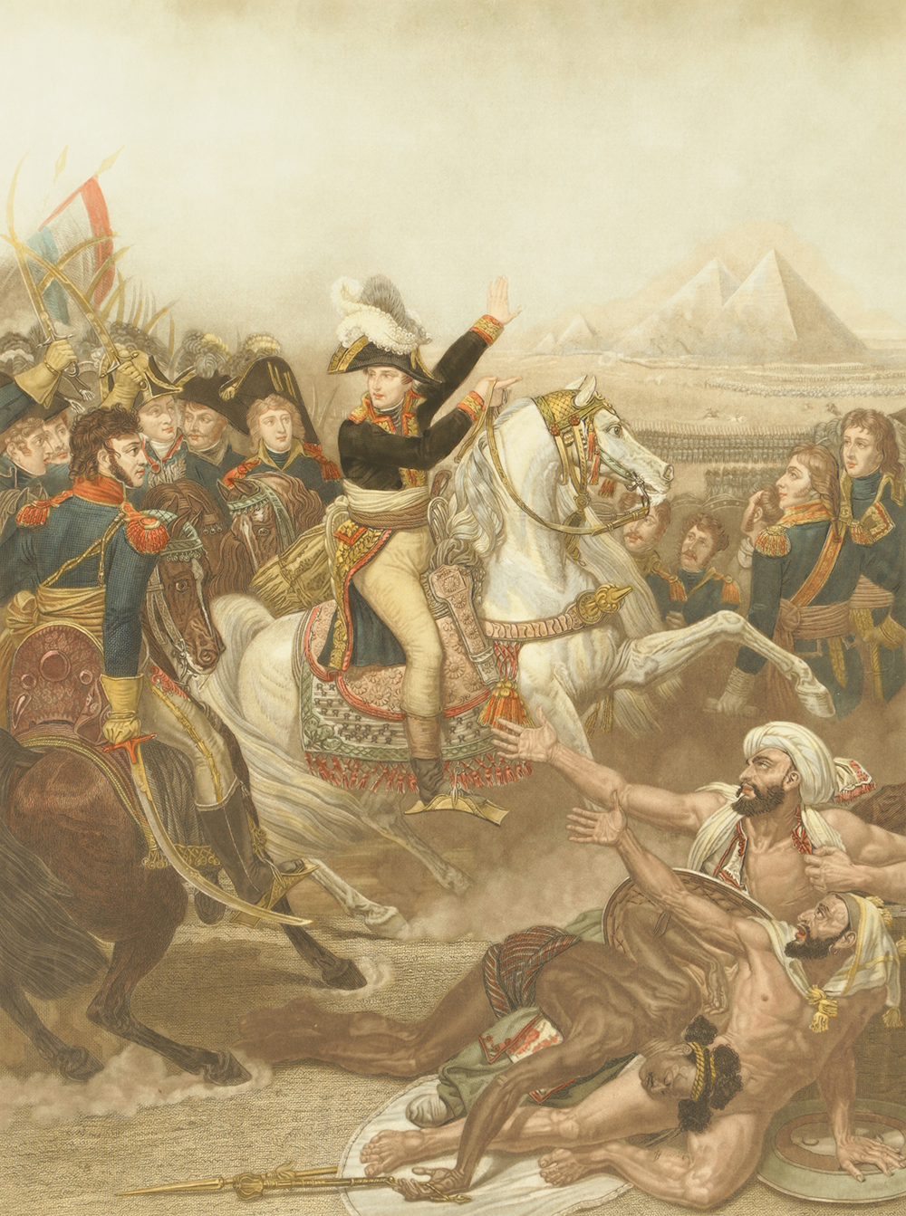 Hand-Colored Engravings After Original Portraits of Napoleon