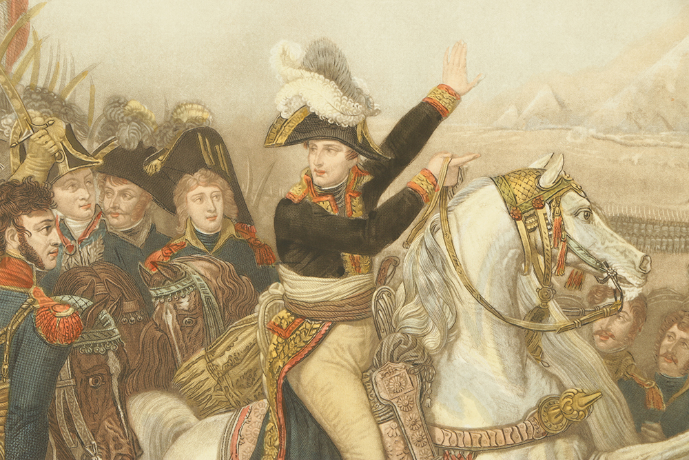 Hand-Colored Engravings After Original Portraits of Napoleon