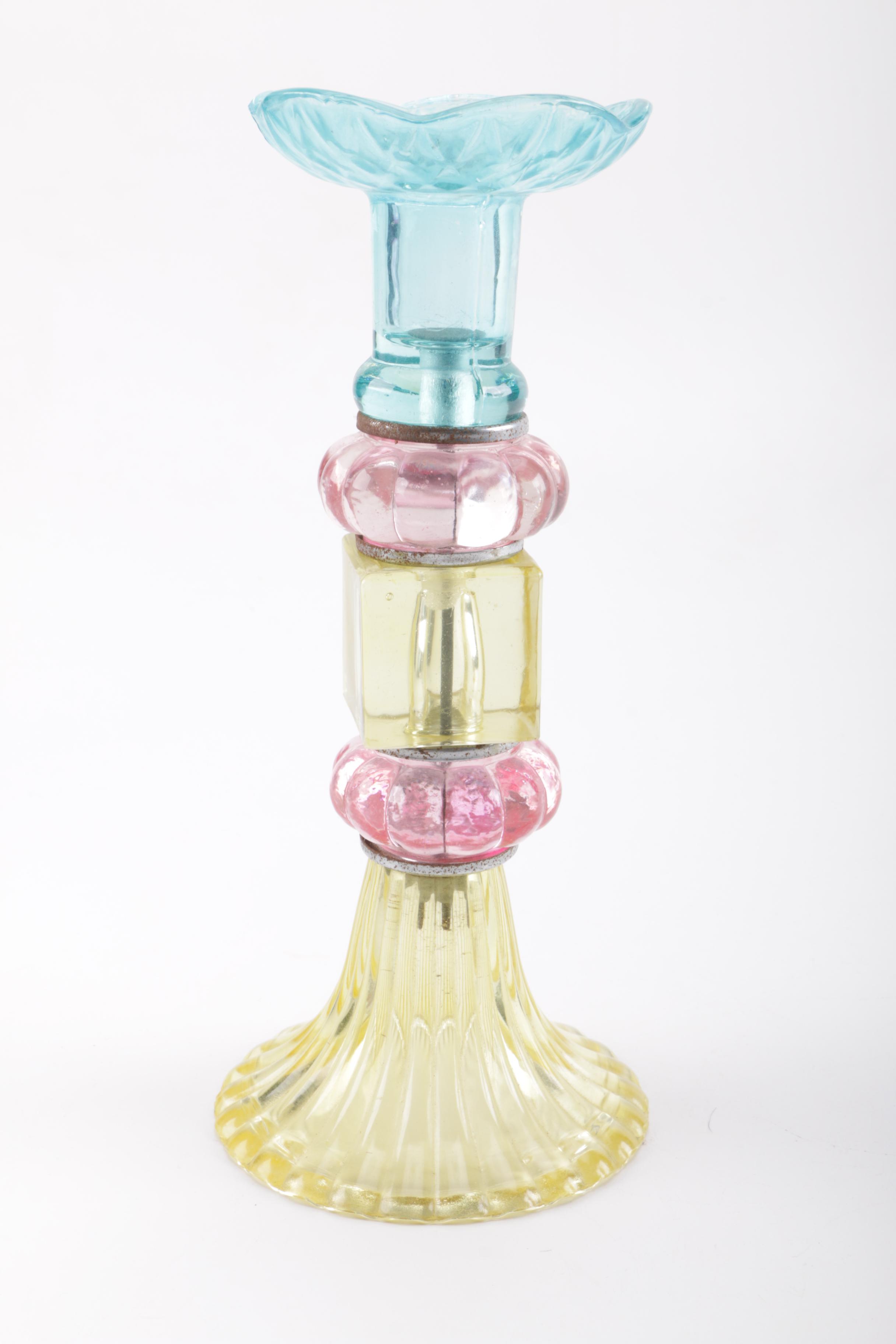 Glass Candle Holders