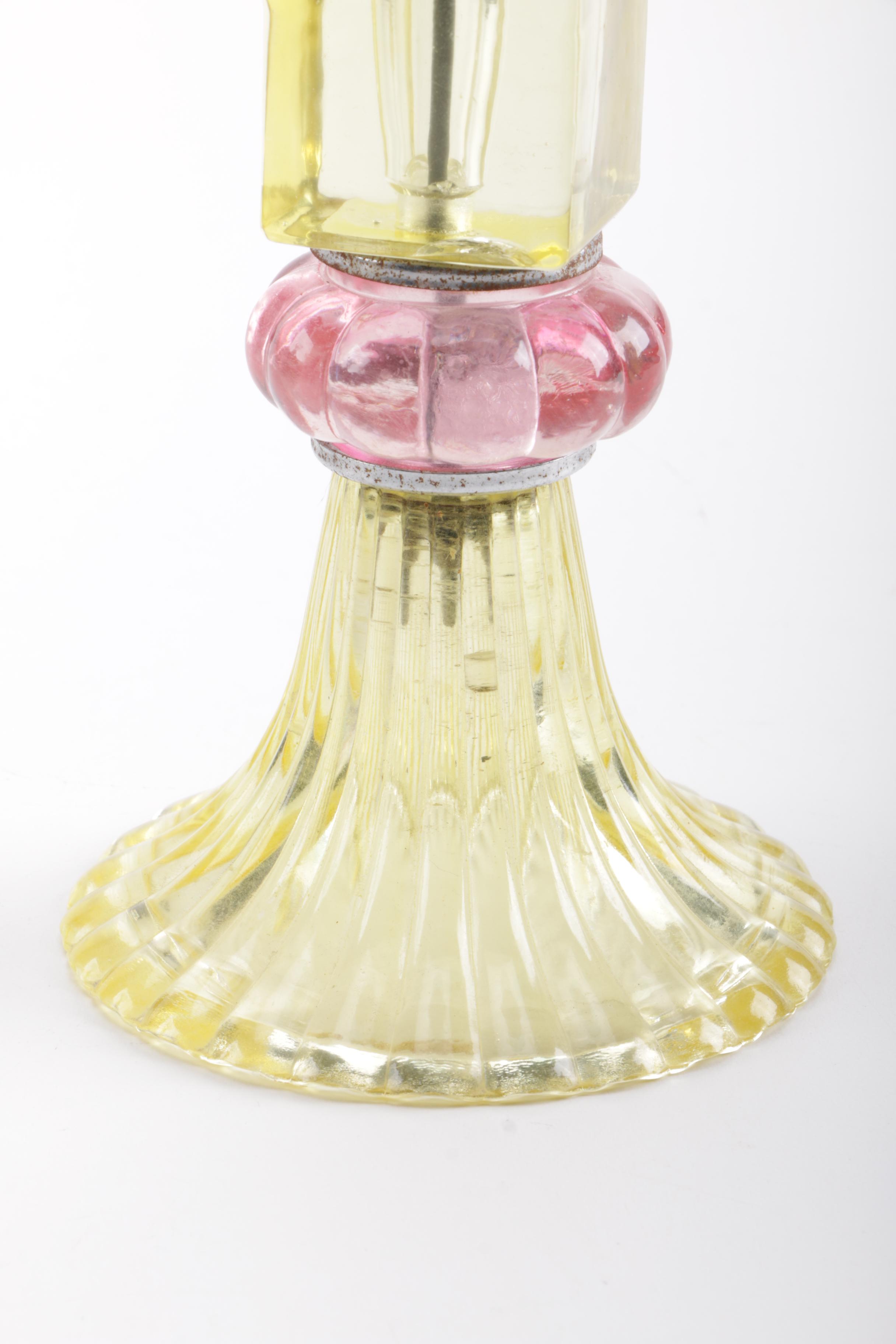 Glass Candle Holders